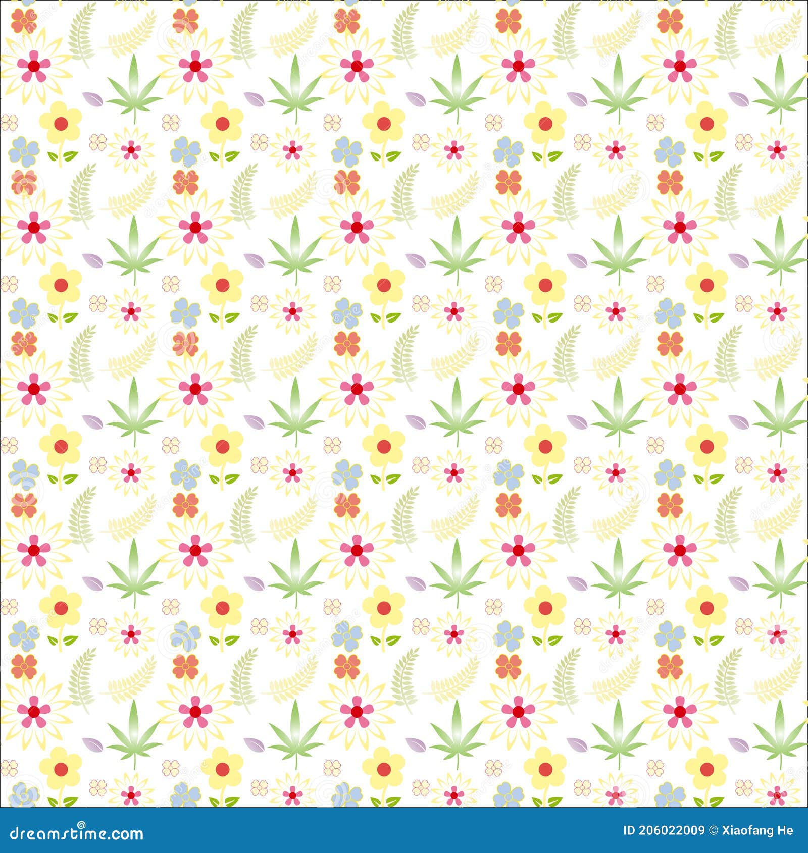 Fondo De Pantalla De Un Bonito Patrón De Flores Para La Decoración Stock de  ilustración - Ilustración de wallpaper, modelo: 206022009