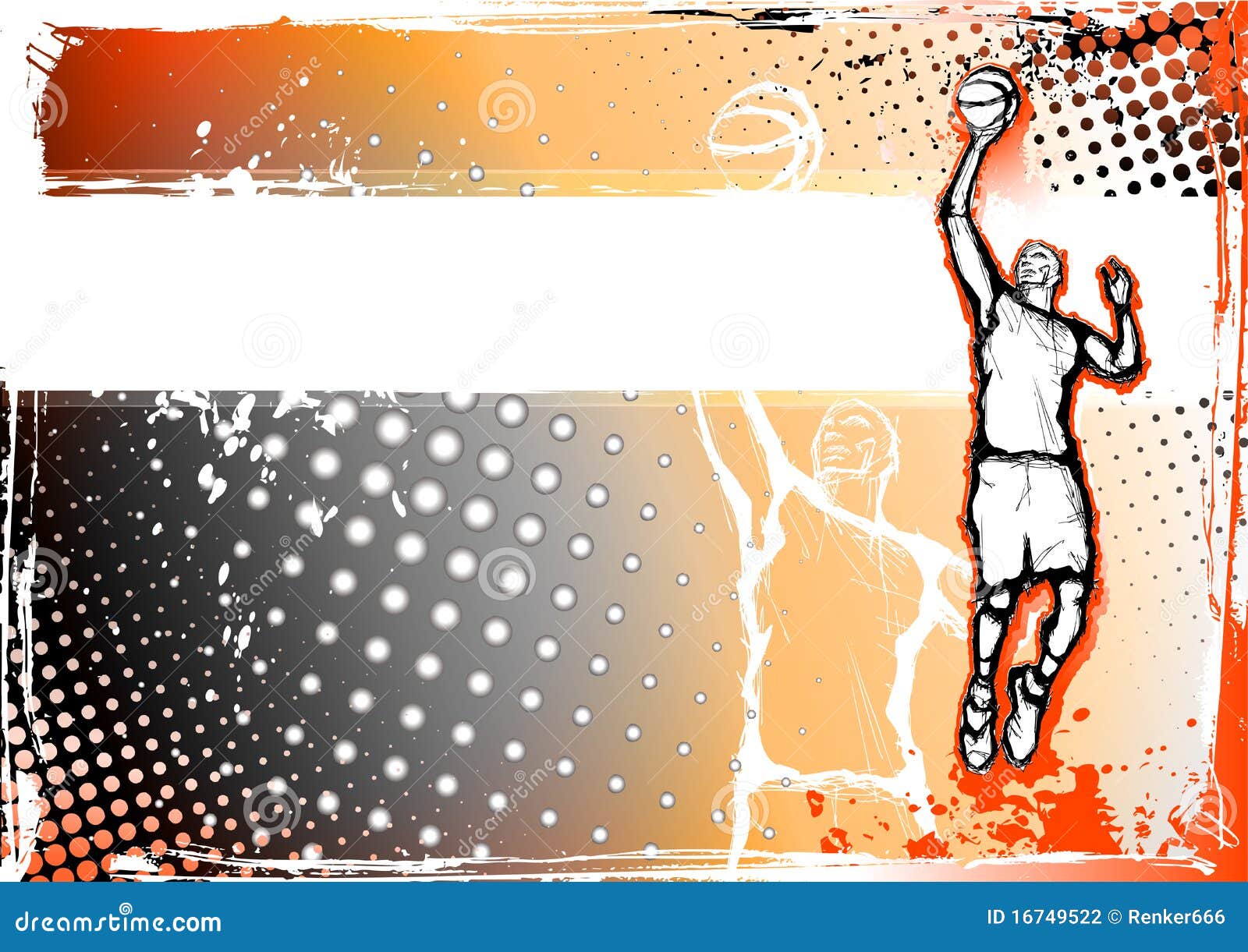 Fondo del baloncesto ilustración del vector. Ilustración de fondo