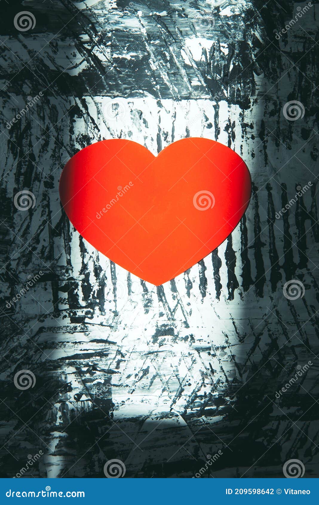 Fondo Del Día De San Valentín Con Corazón Rojo Sobre Fondo Blanco Negro 14  De Febrero Día Especial Para Parejas Enamoradas Foto de archivo - Imagen de  santo, oferta: 209598642