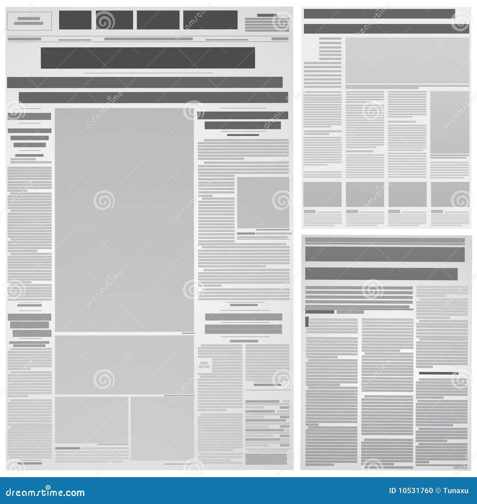 Fondo del periódico ilustración del vector. Ilustración de cubierta
