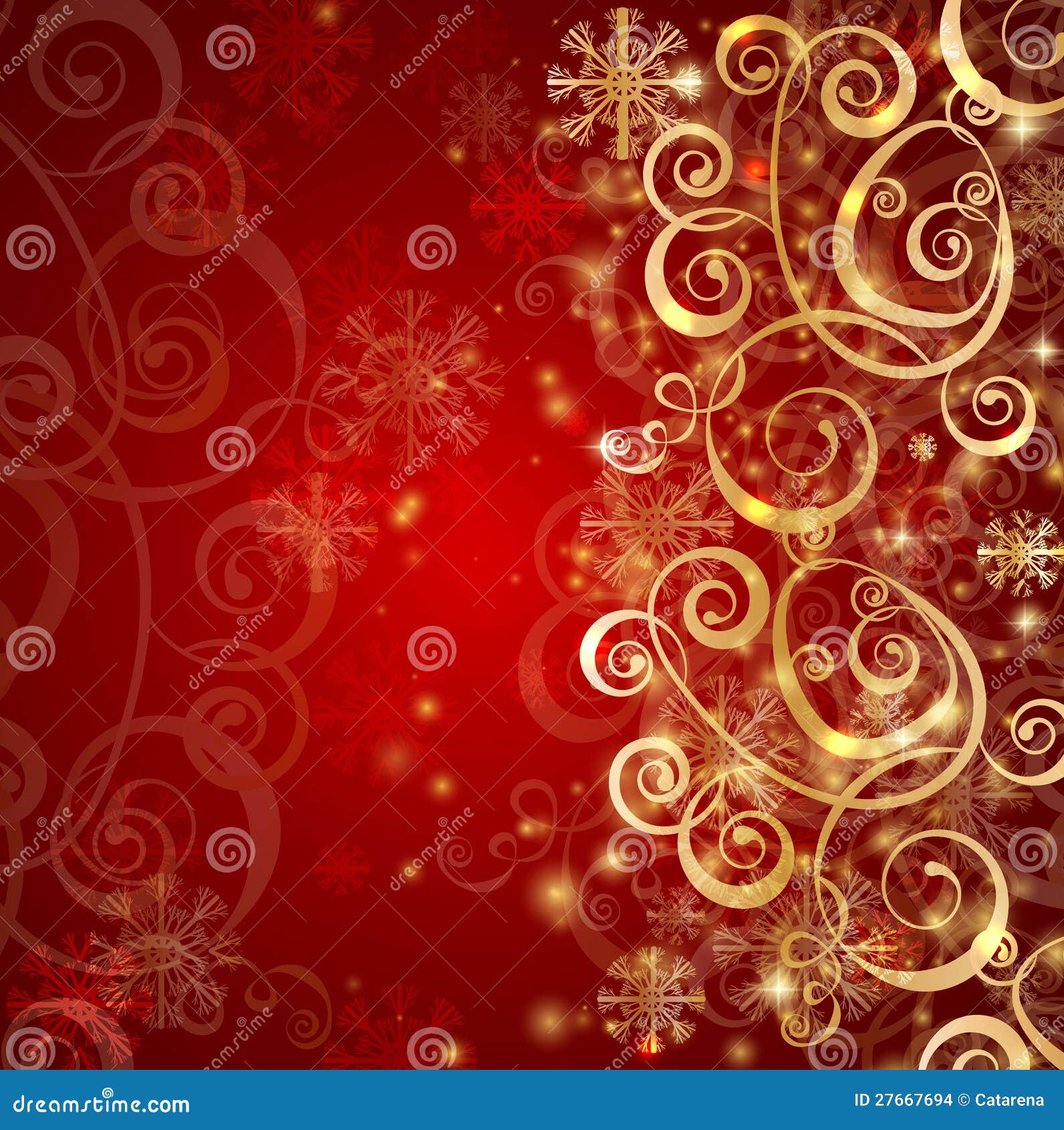 Elegante Fondo De Navidad Con Bolas De Oro Por La Noche Ilustración de  stock  Getty Images