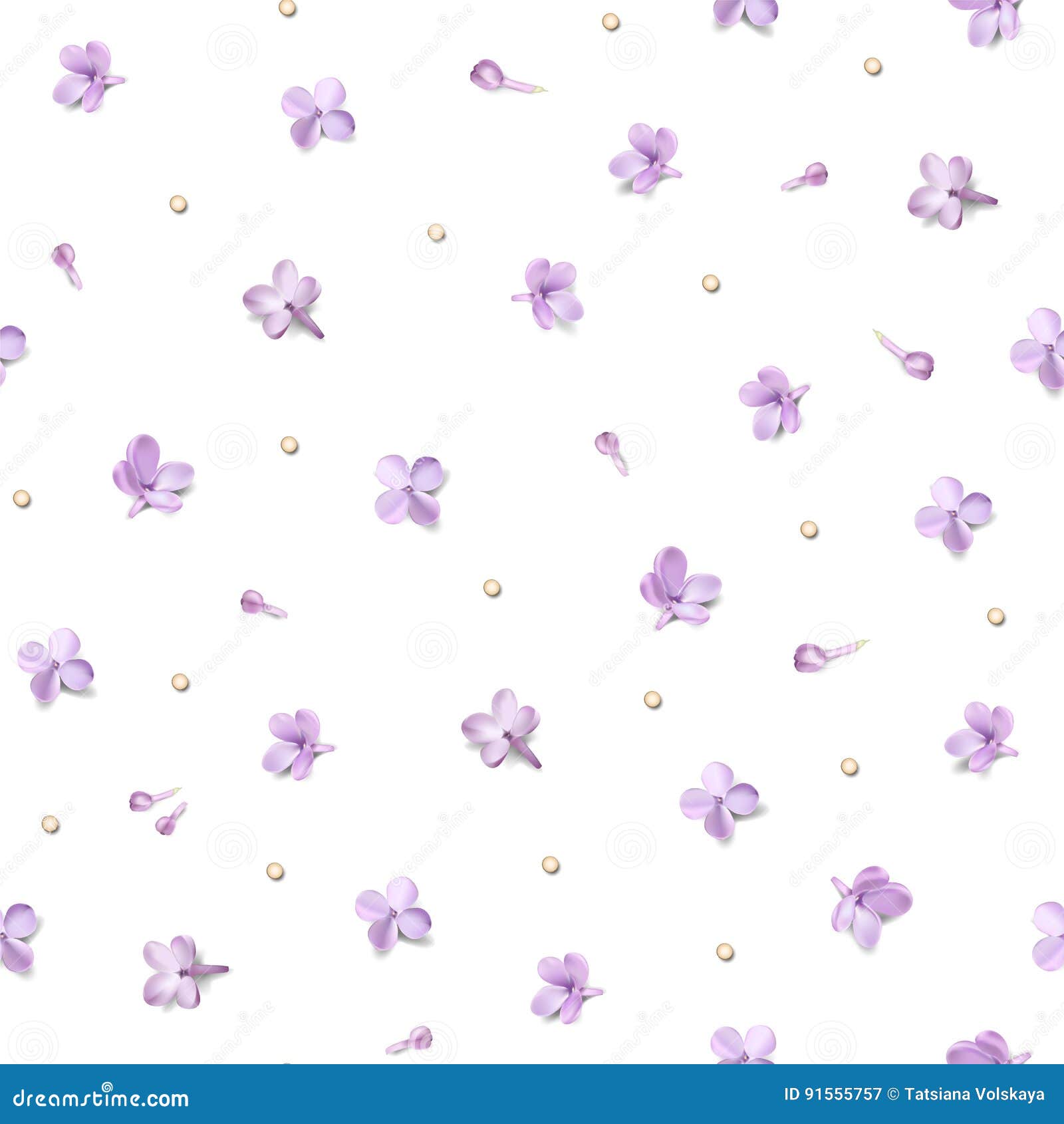 Fondo En Colores Pastel Con Las Flores De La Lila Ilustración del Vector -  Ilustración de floral, papel: 91555757