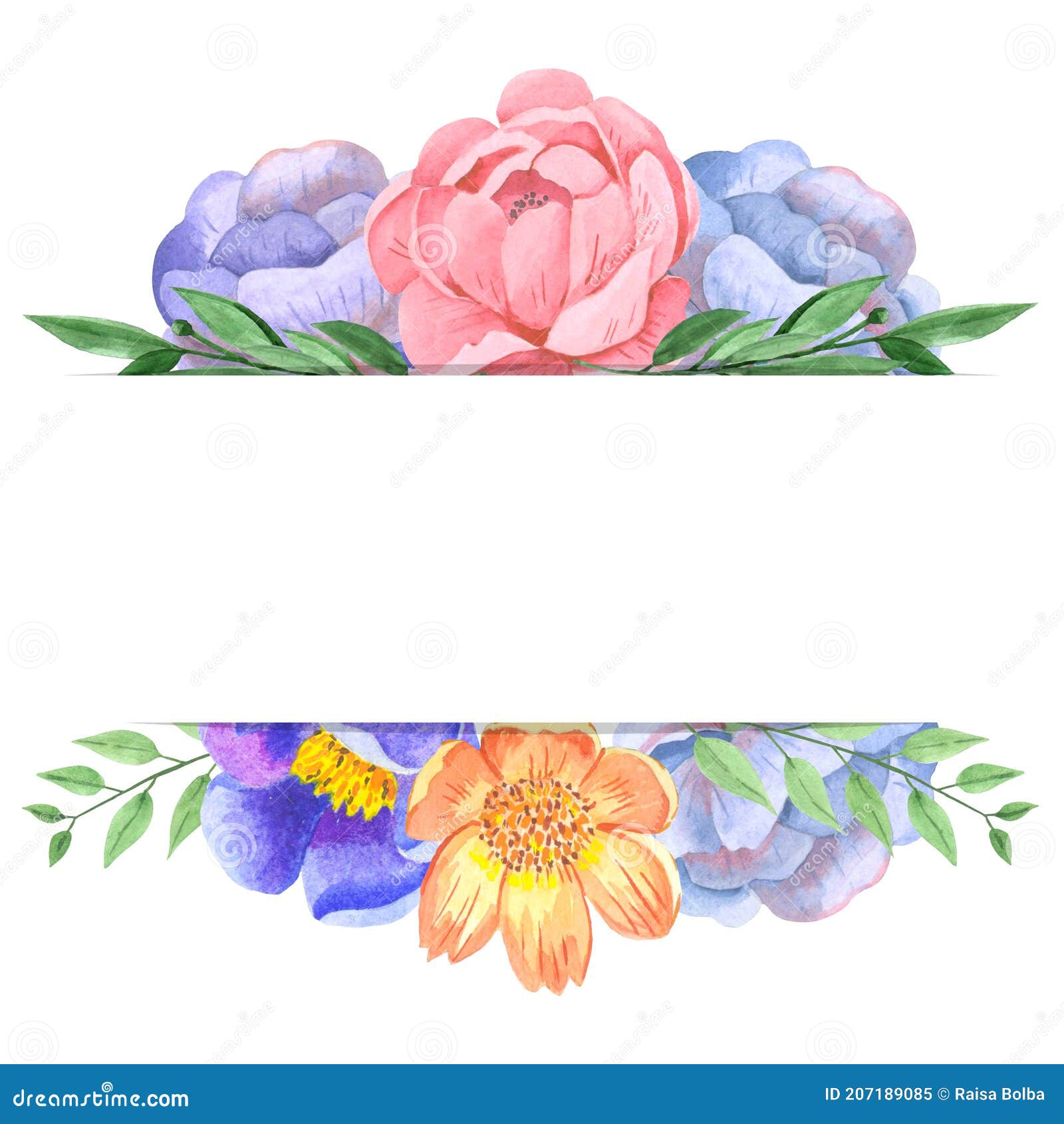 Fondo Floral Con Flores Vintage. Elemento Decorativo De Acuarela Para El  Diseño De Postales Imagen de archivo - Ilustración de productos, pintura:  207189085