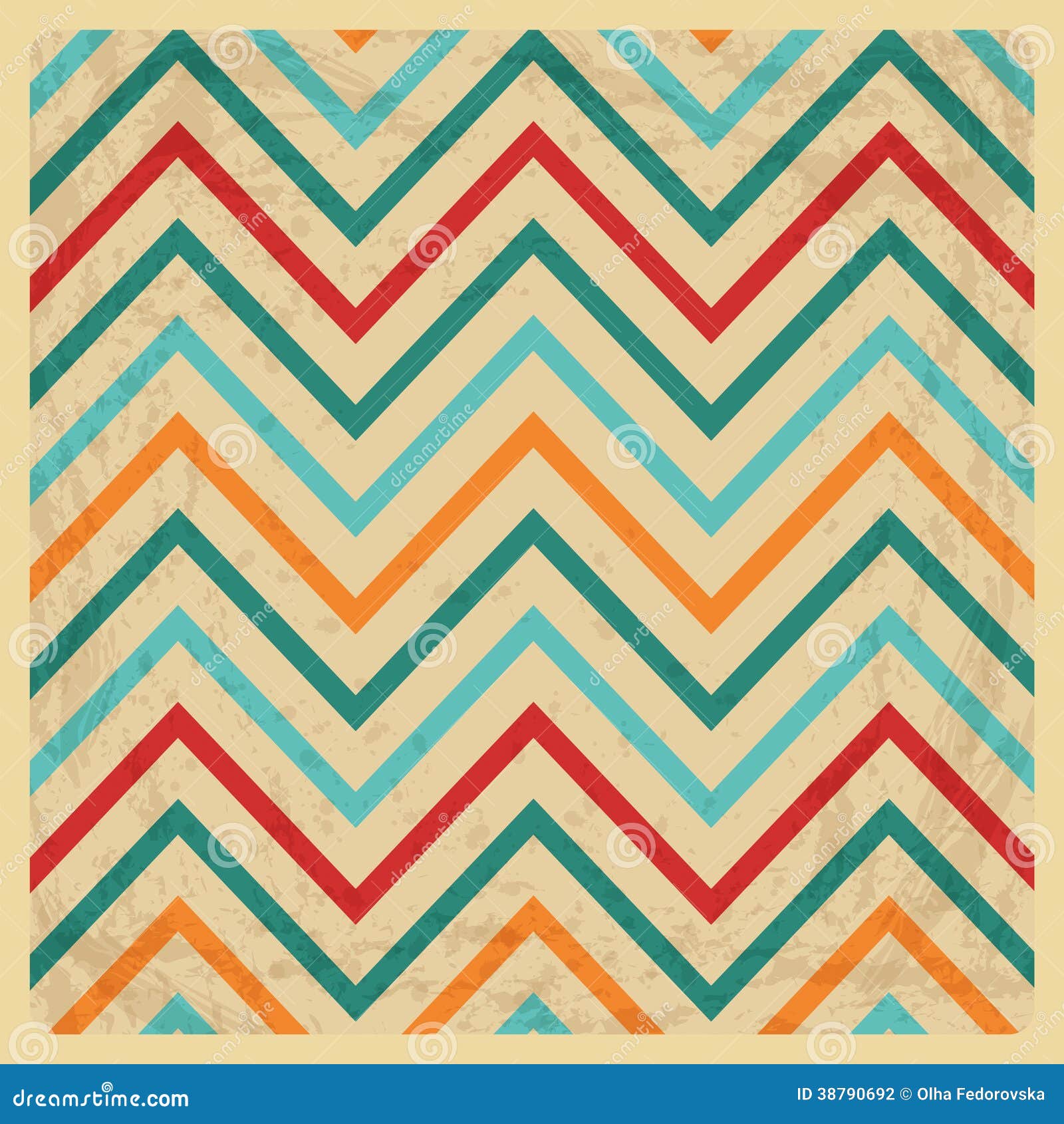 Fondo Geométrico Del Zigzag Del Vintage Ilustración del Vector Ilustración de cadera, nuevo