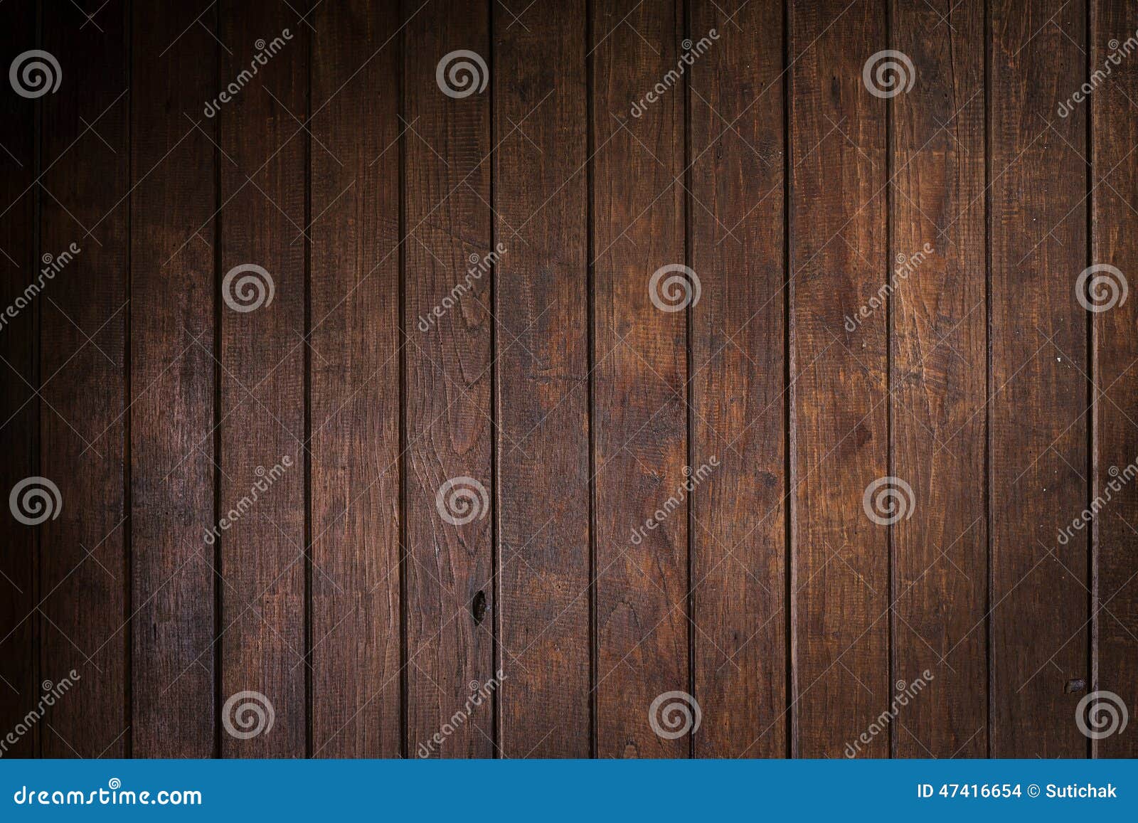 Fondo Marrón De Madera Del Tablón De La Pared Foto de archivo - Imagen