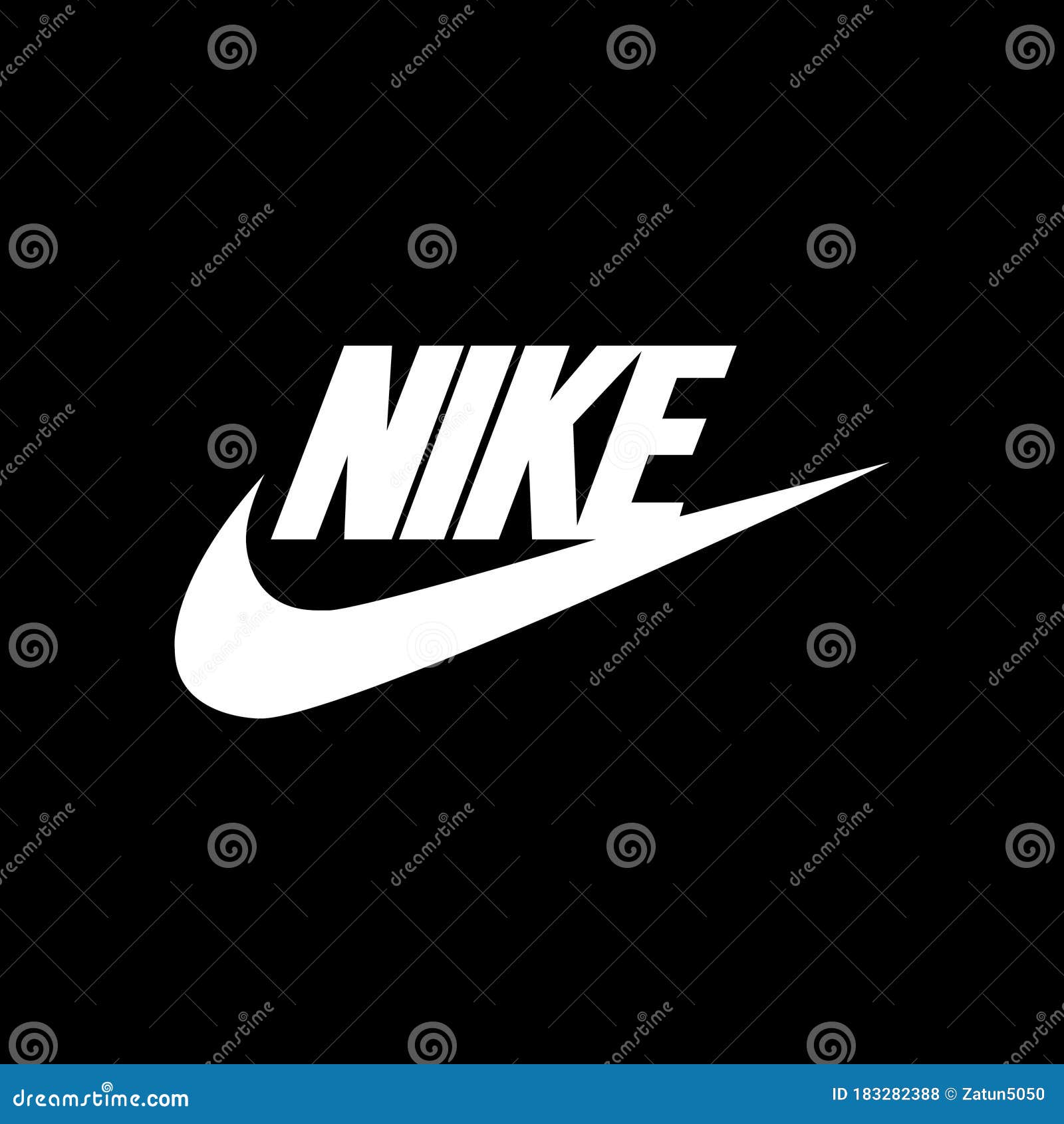Stratford on Avon Asociación atraer Fondo Negro Vectorial Del Logotipo De Nike Foto de archivo editorial -  Ilustración de zapato, aptitud: 183282388