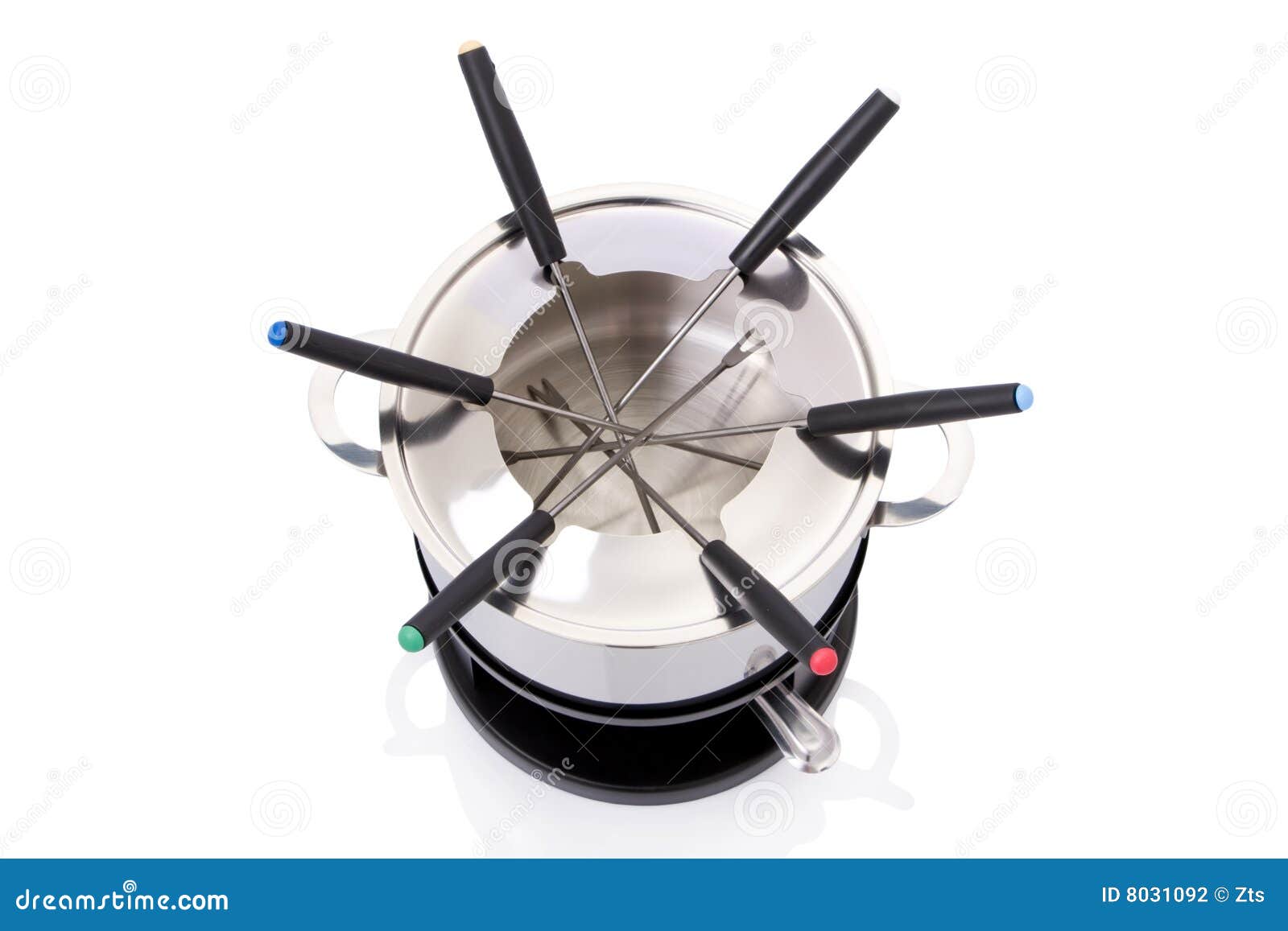 Fondue set stock photo. Image of meal, switzerland, metal 8031092