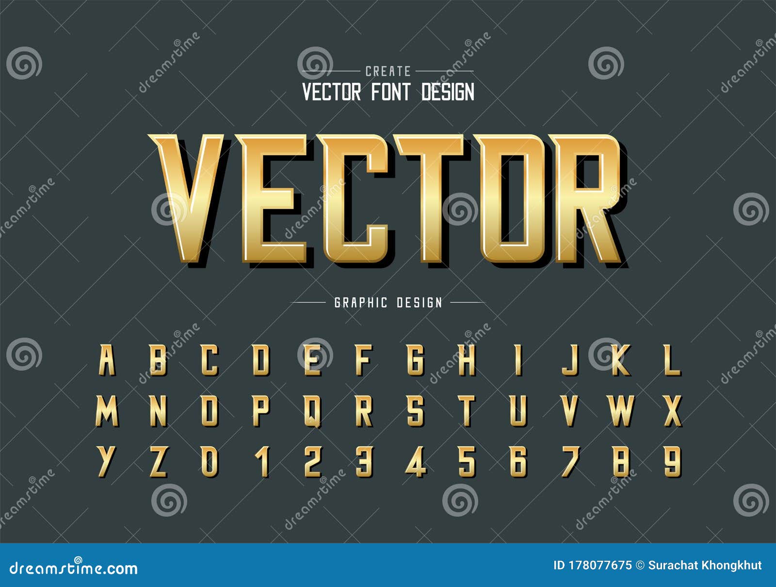 font and alphabet , modern typeface and letter number , graphic text on background