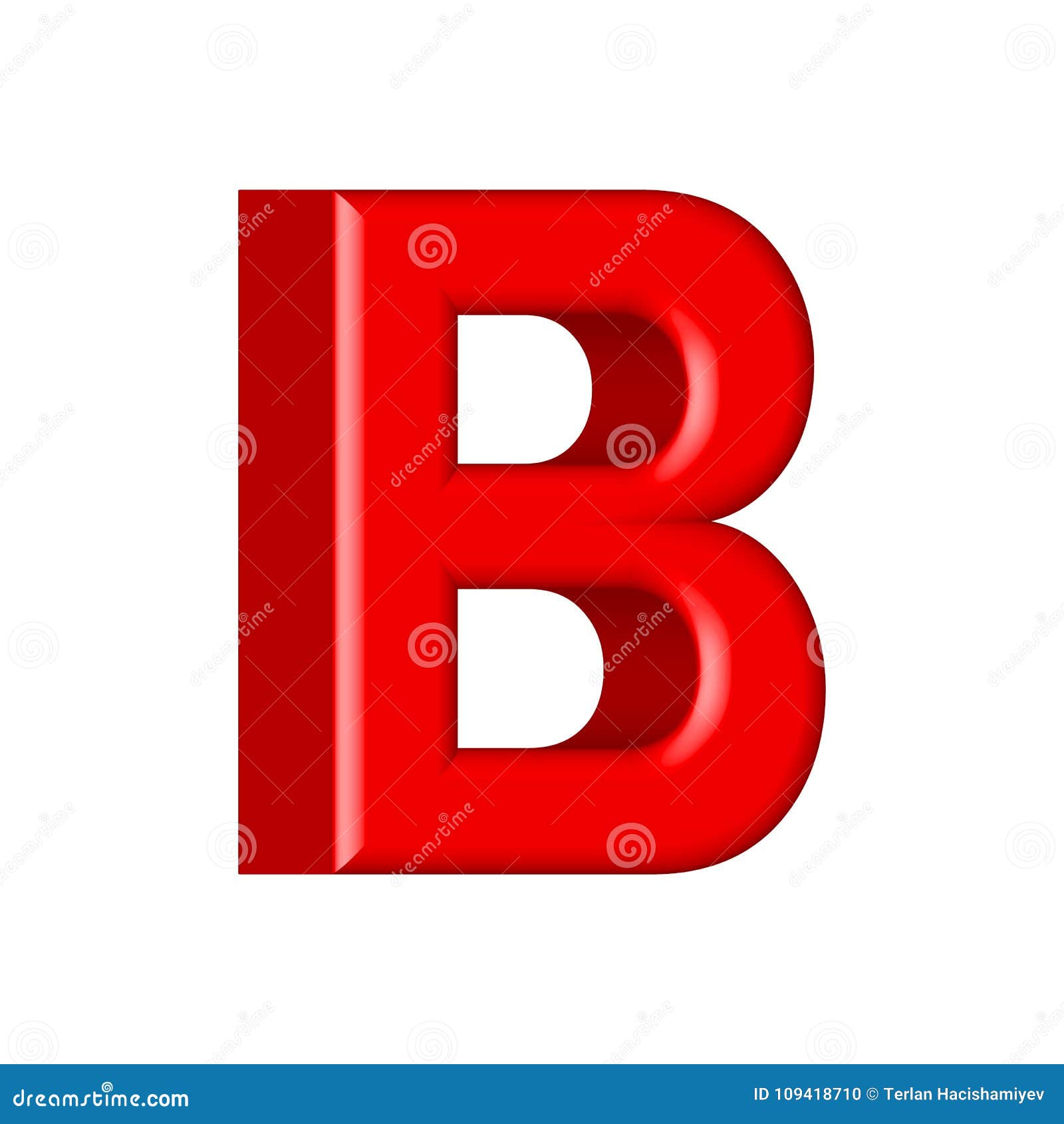 Font Set with Letters Glossy Red Paint Letters. 3D Render of Bubble ...