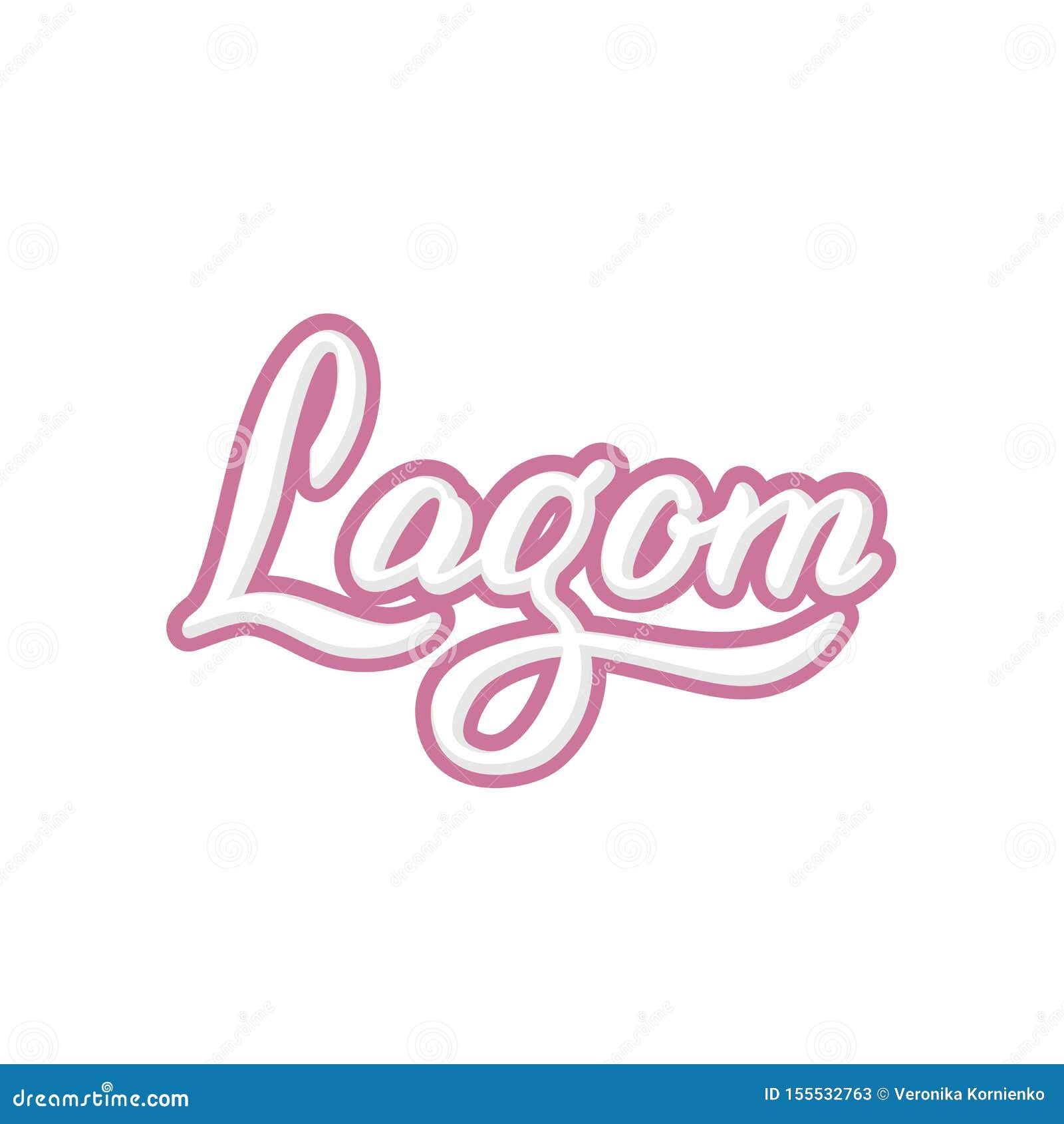 Lagom, que significa texto manuscrito inspirador. estilo de vida escandinavo  simples.