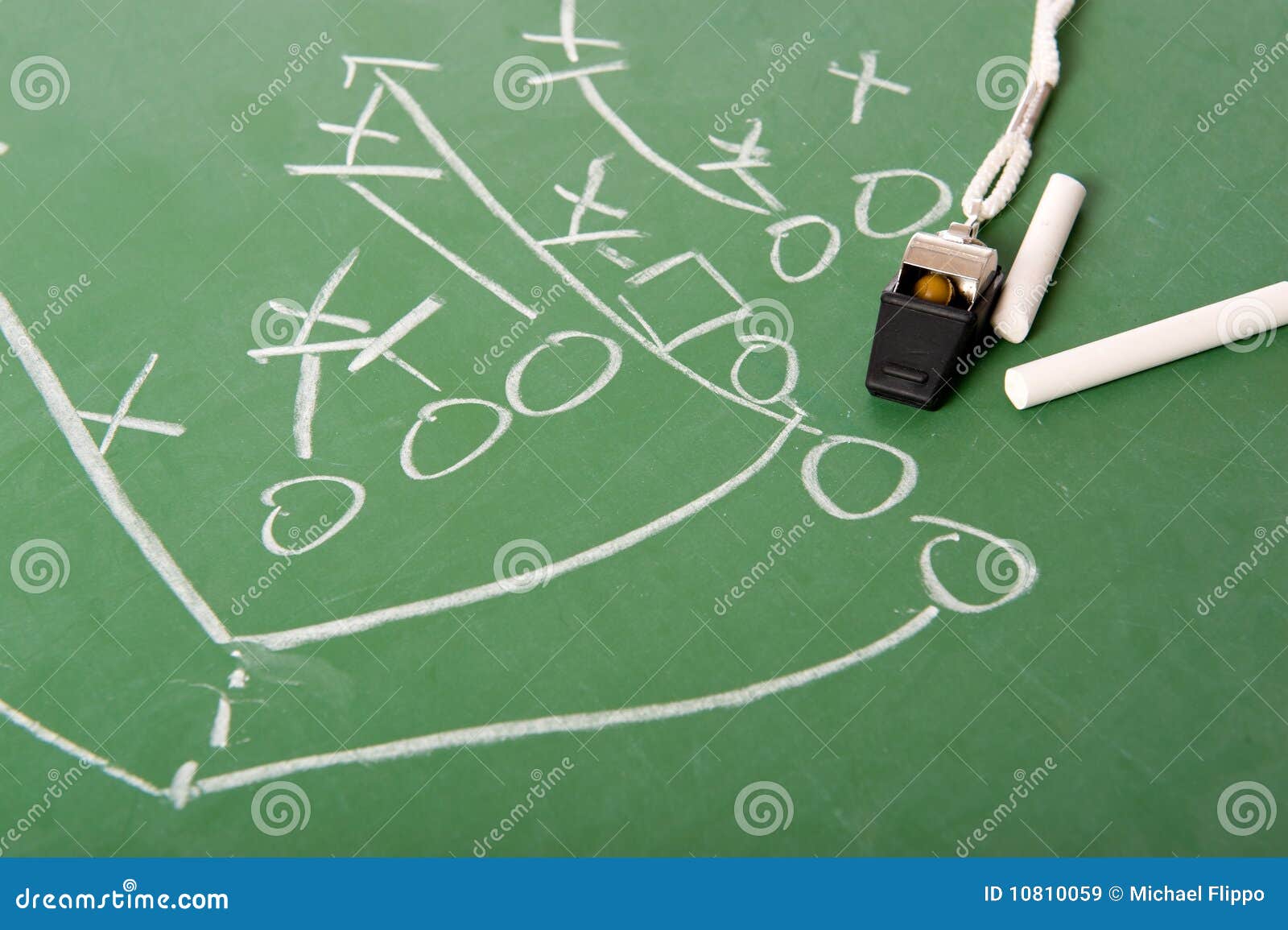 Football plays chalk Cut Out Stock Images & Pictures - Alamy