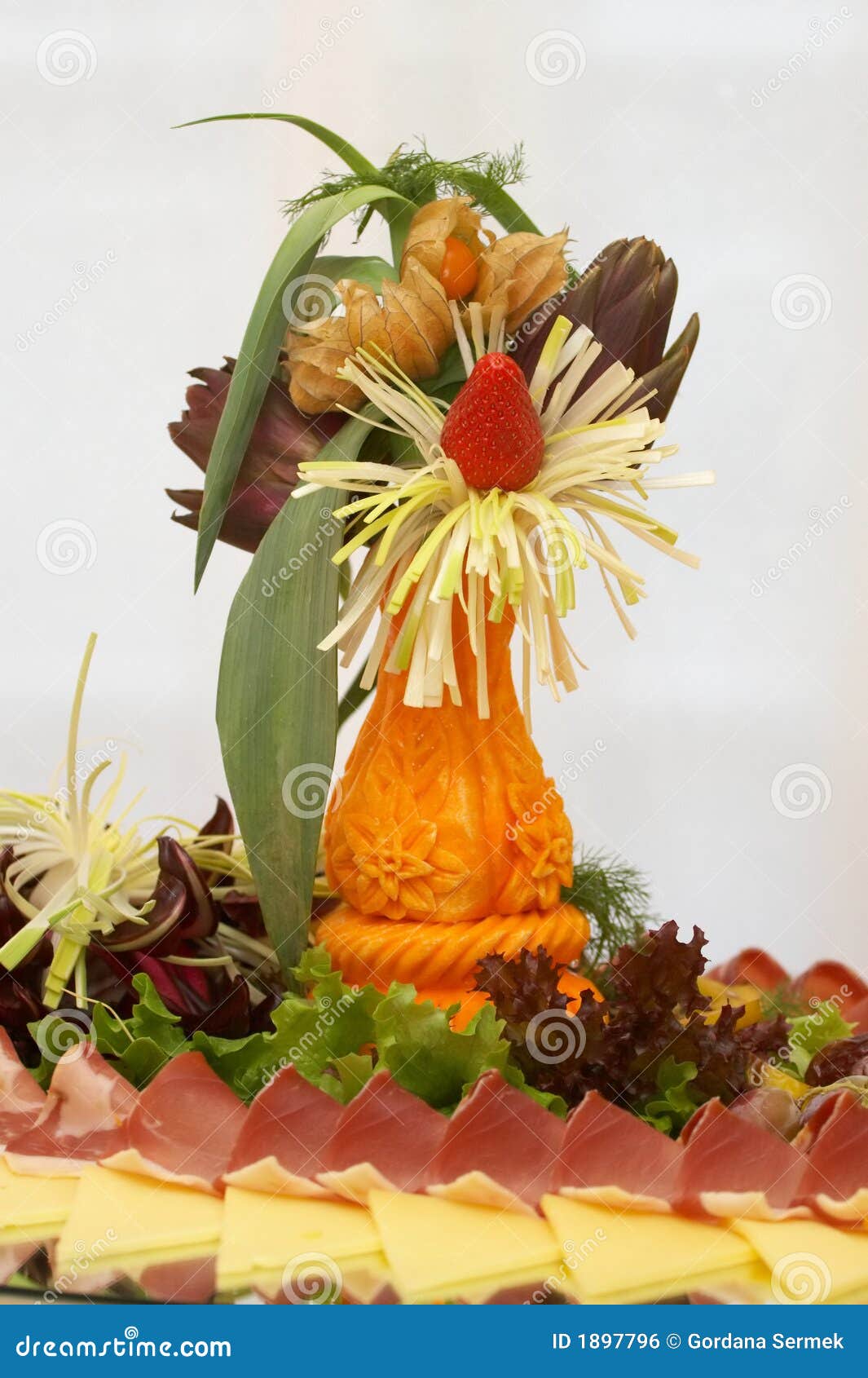 Food arrangement stock photo. Image of prepared, leaf 1897796