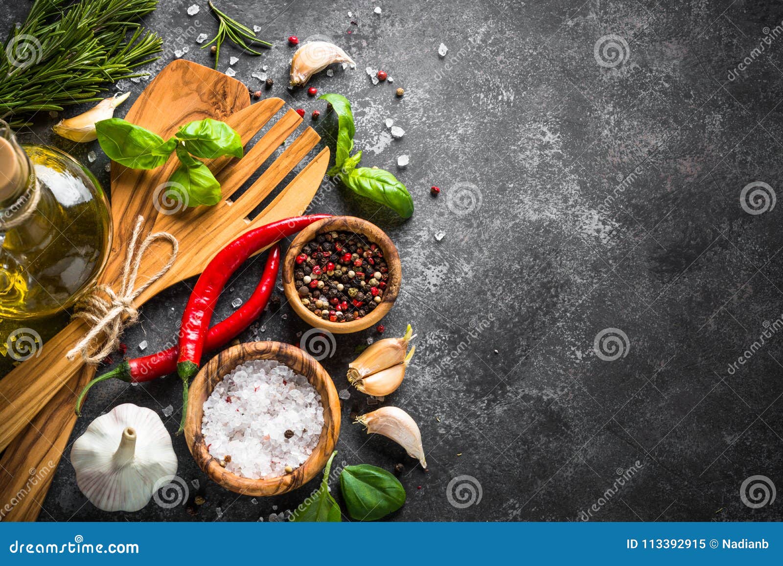 Food background top view. stock image. Image of olive - 113392915