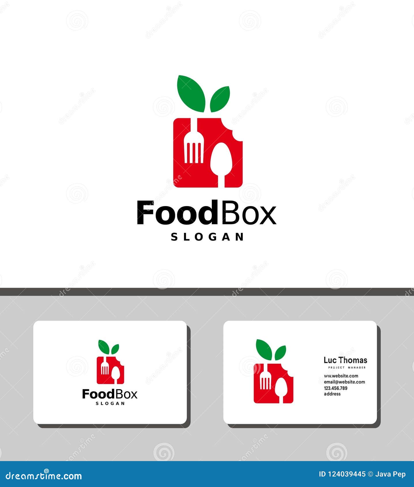 Food box logo stock illustration. Illustration of delivery 124039445