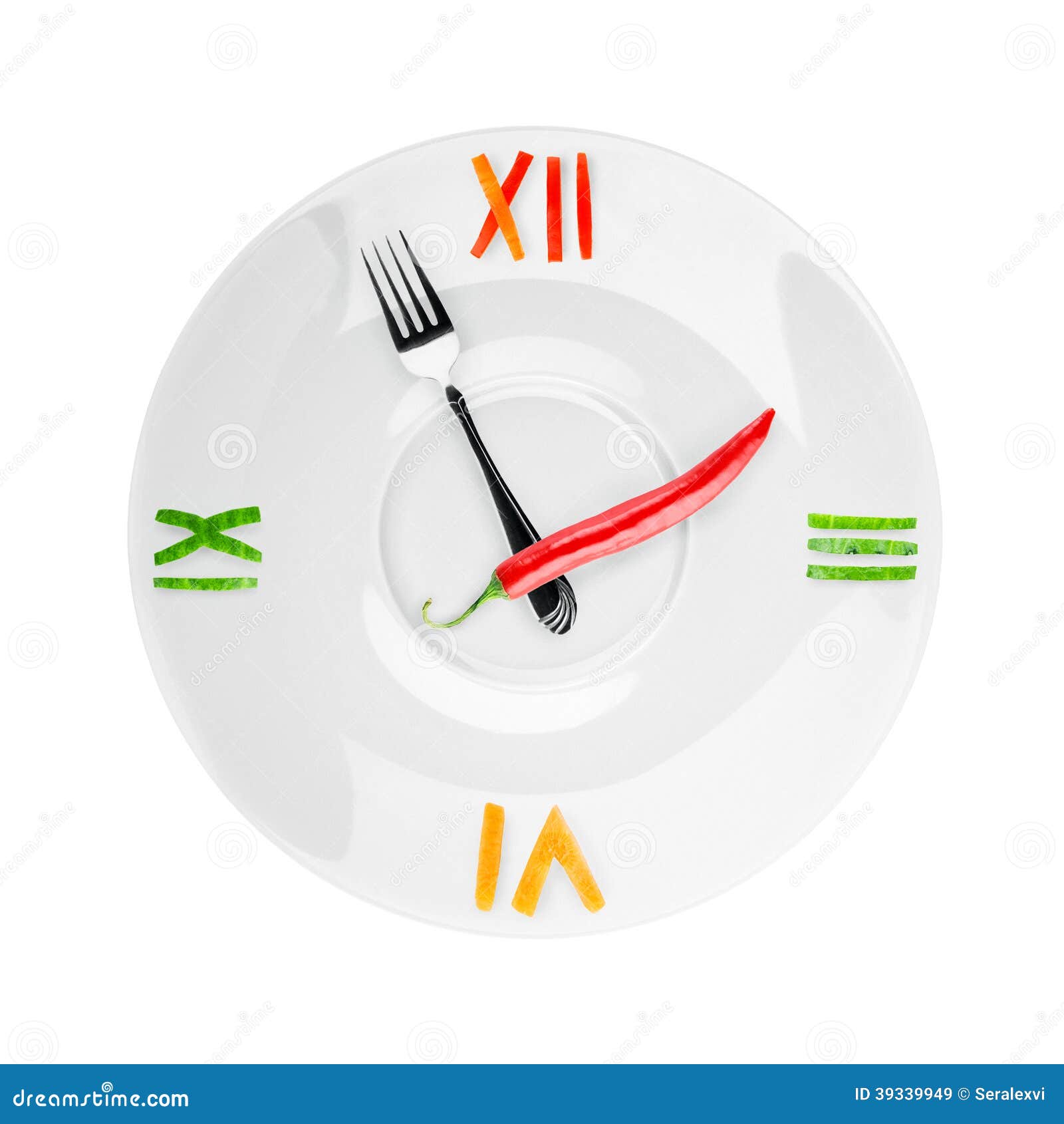 Food clock stock image. Image of vitamin, clock, food 39339949