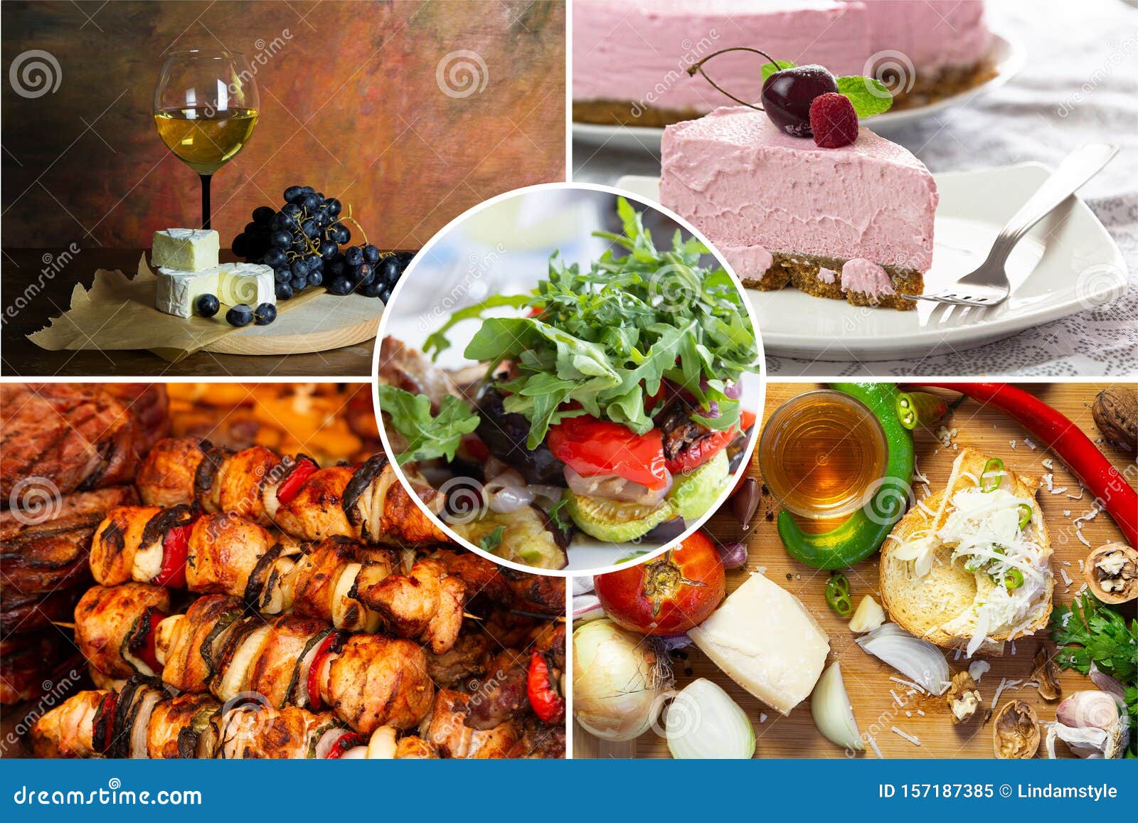 Food collage stock image. Image of fare, fodder, board - 157187385