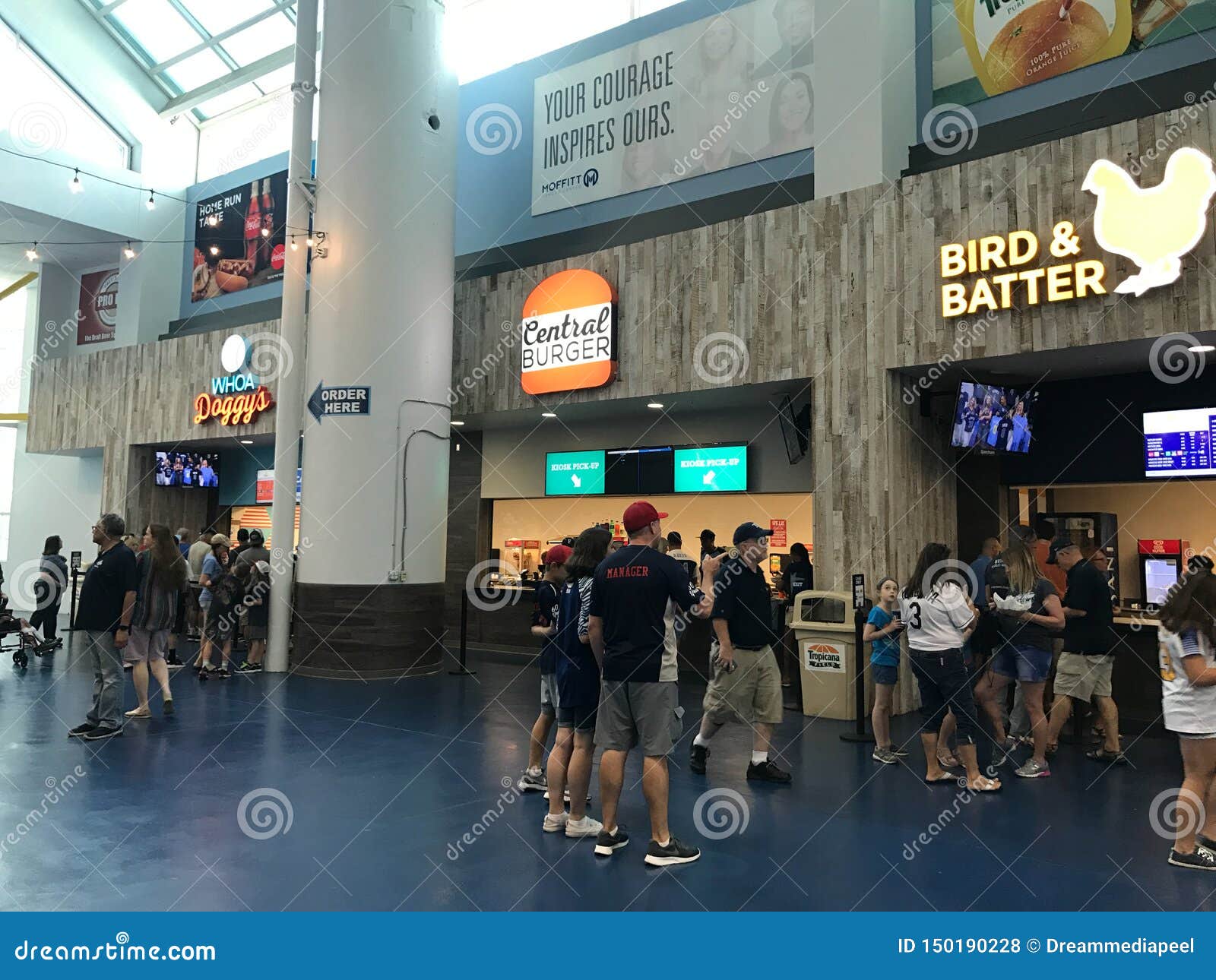 Food Concourse at Tropicana Field, St. Petersburg, Florida