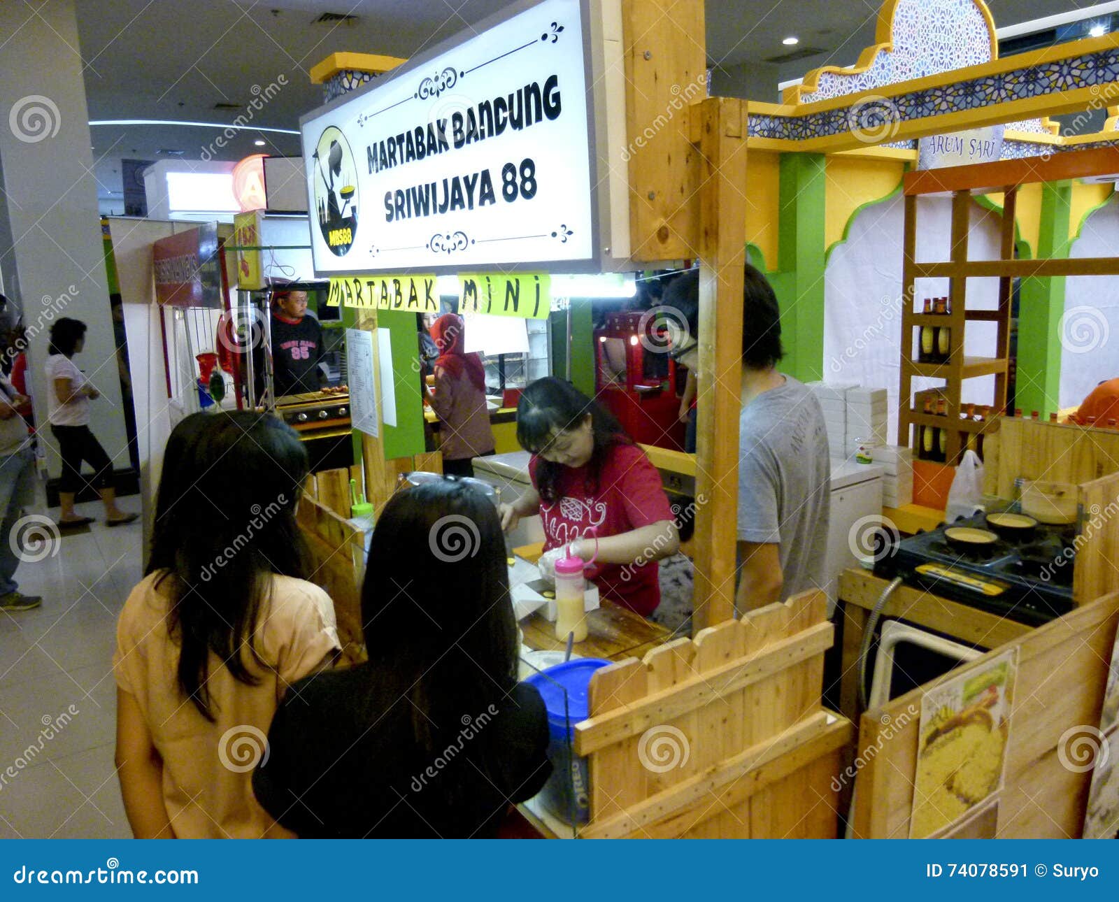 Food court editorial photo. Image of central, court, java 74078591