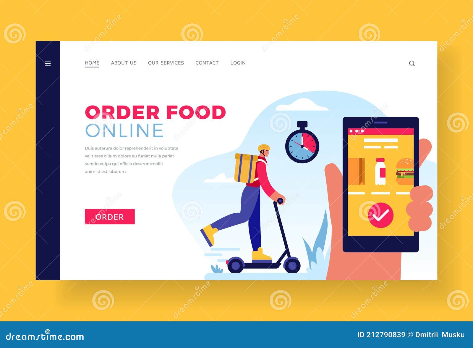 grocery home delivery BANNER DESIGN