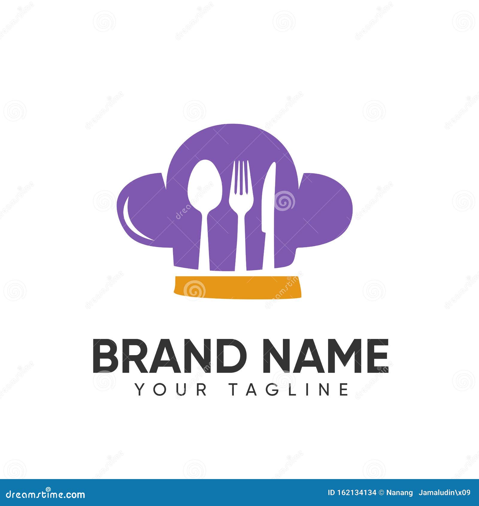 Food And Drink Logo Design Concept Full Color Template For Company Stock Vector Illustration Of Element Line