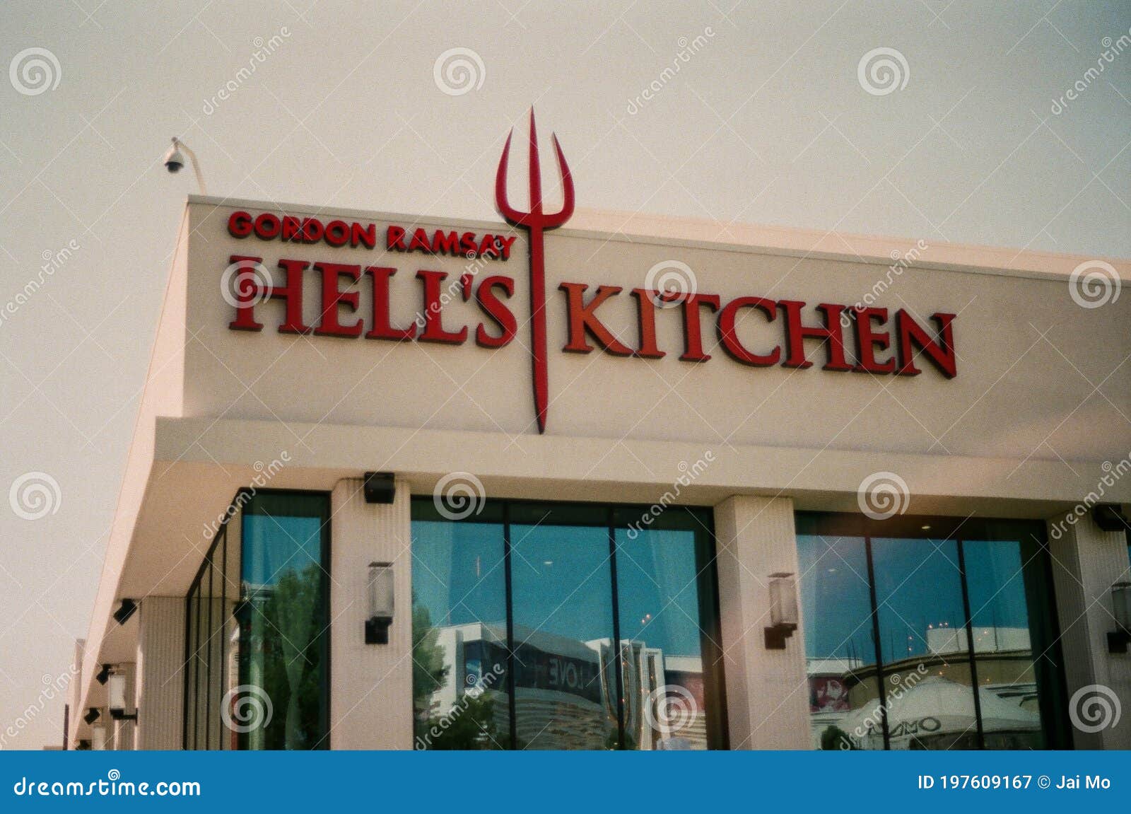 Gordon Ramsey Restaurant Hell S Kitchen Signage Editorial Photography Image Of Eiffel Palace 197609167