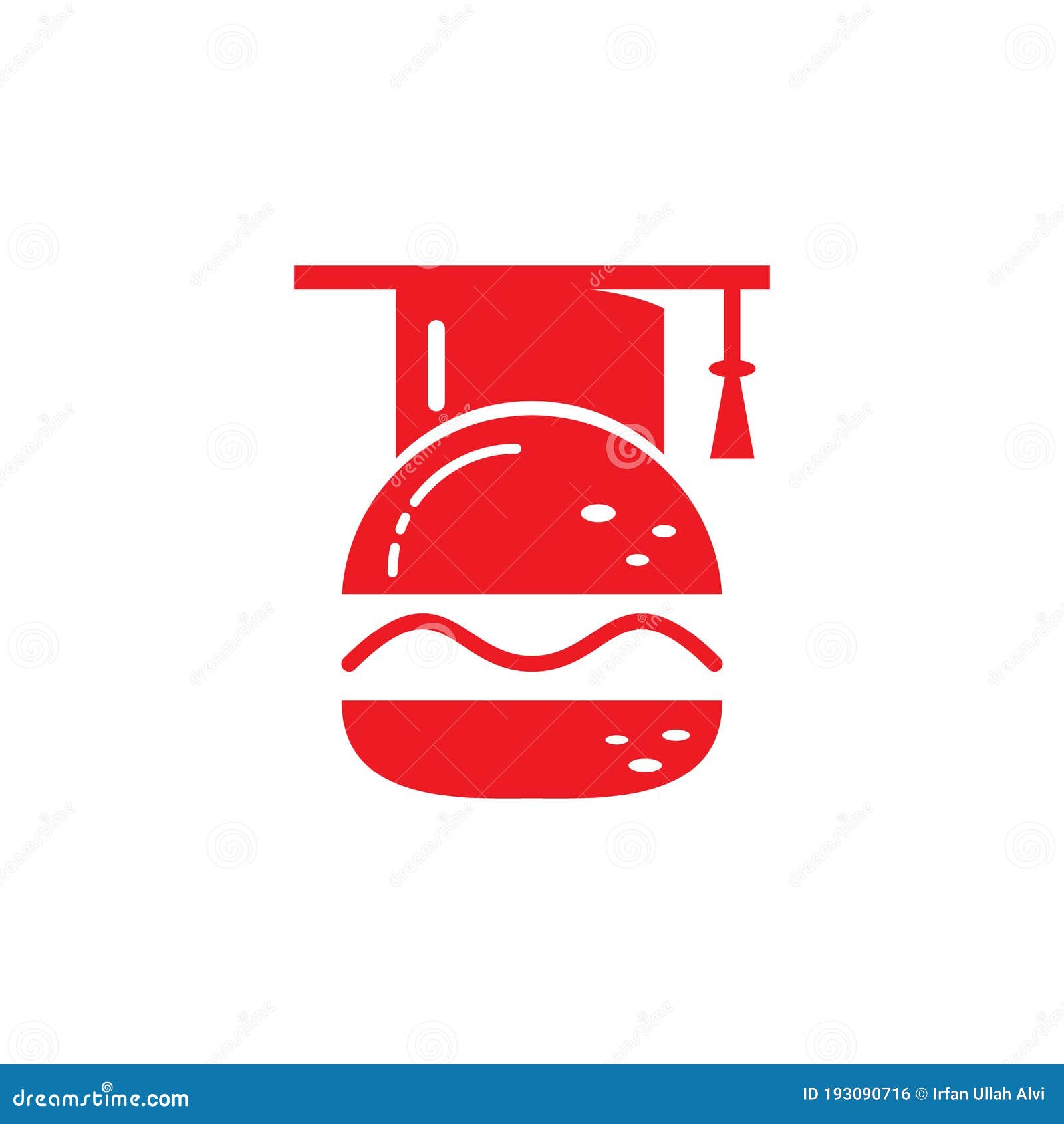 Food Education Vector Logo Design. Stock Vector Illustration of meal