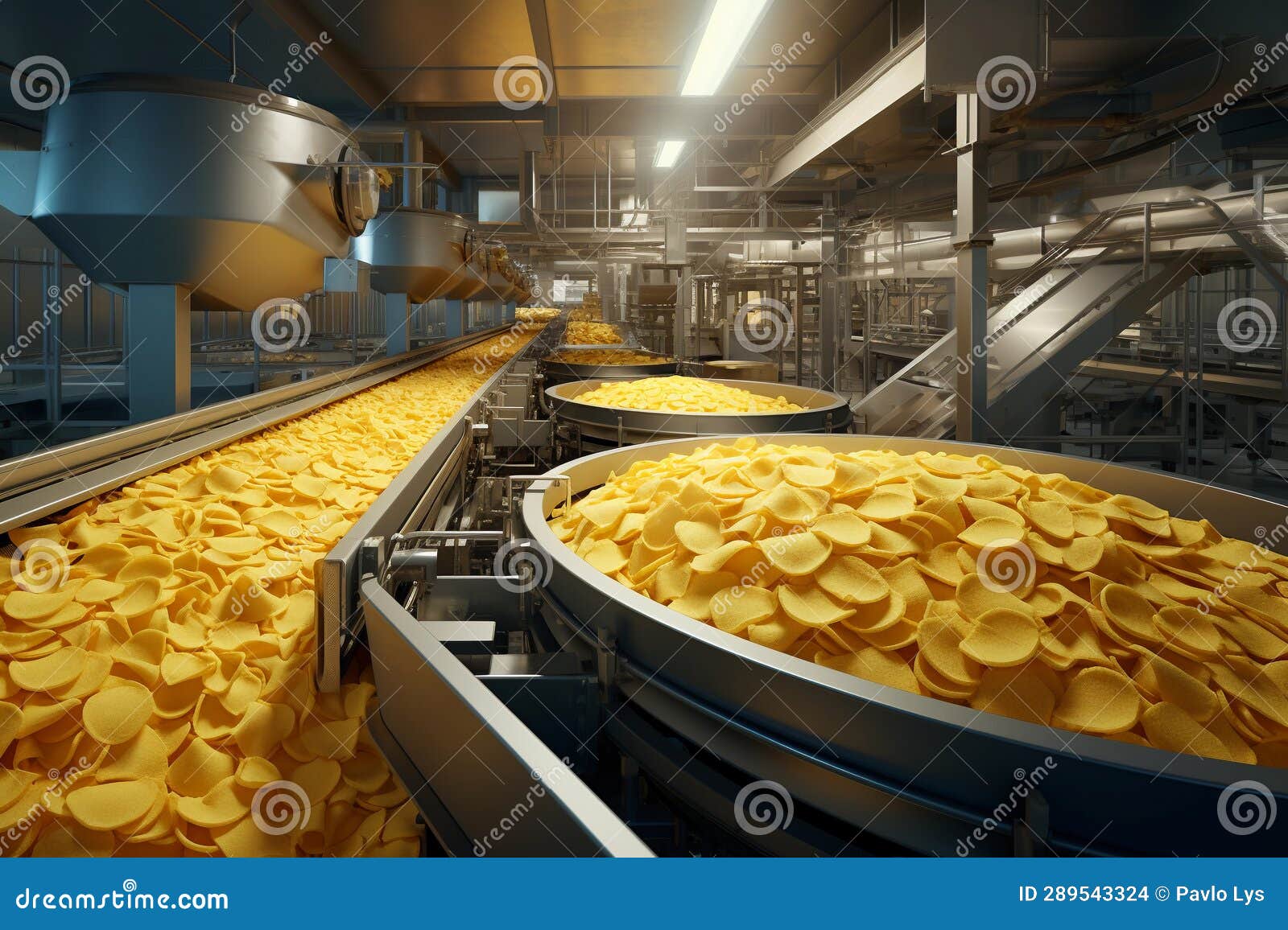 Food Industry. Production of Products Stock Illustration Illustration