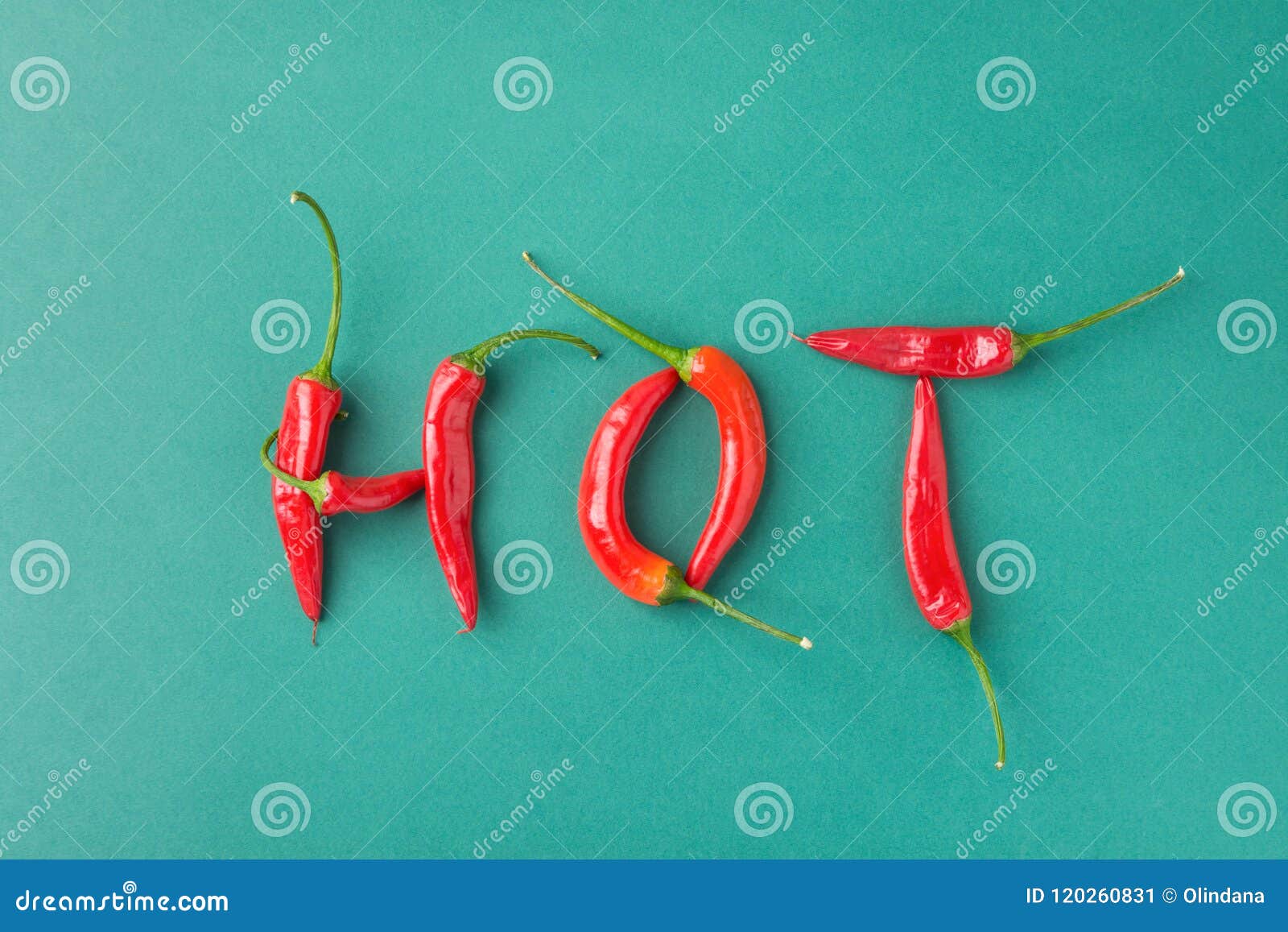 Food Lettering Typography Word Hot Made From Red Spicy Chili Peppers On Green Background Mexican Italian Spanish Greek Cuisine Stock Image Image Of Greek Brown 120260831