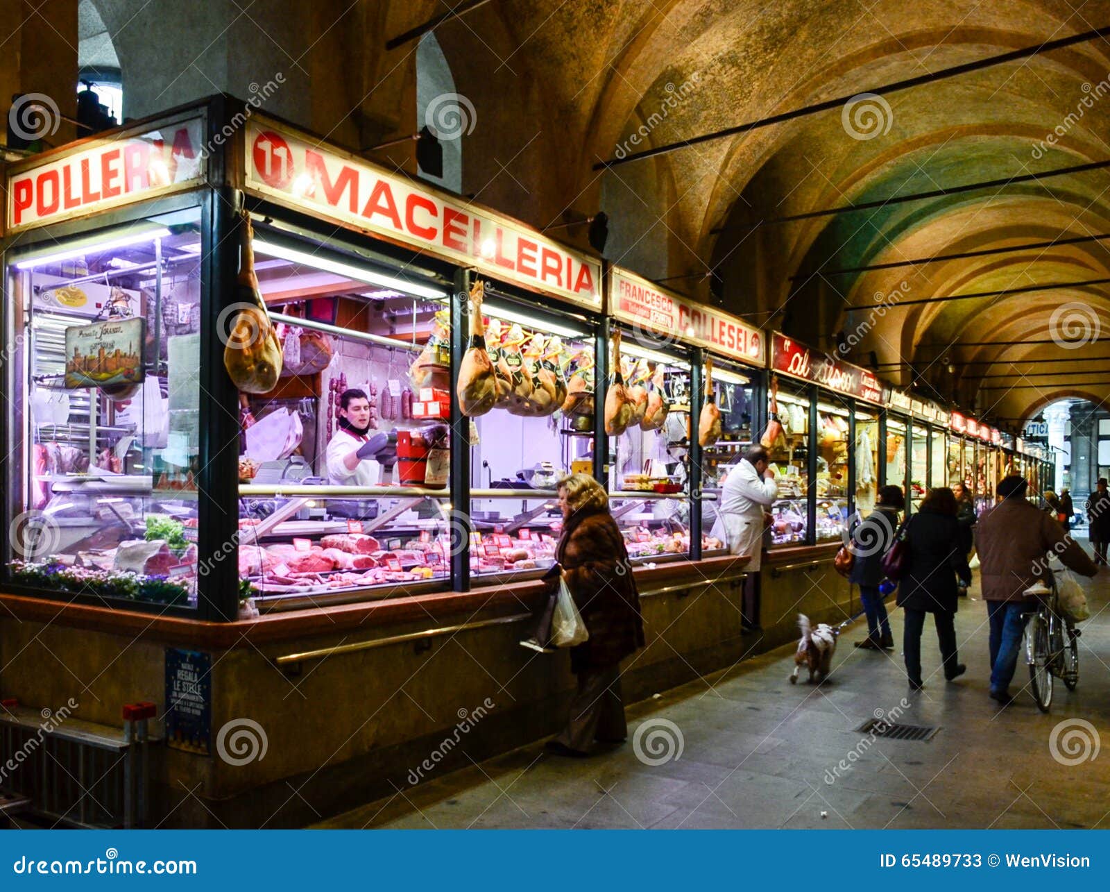 Food Market in Padua (Padova), Italian Cuisine, Italy Editorial Stock