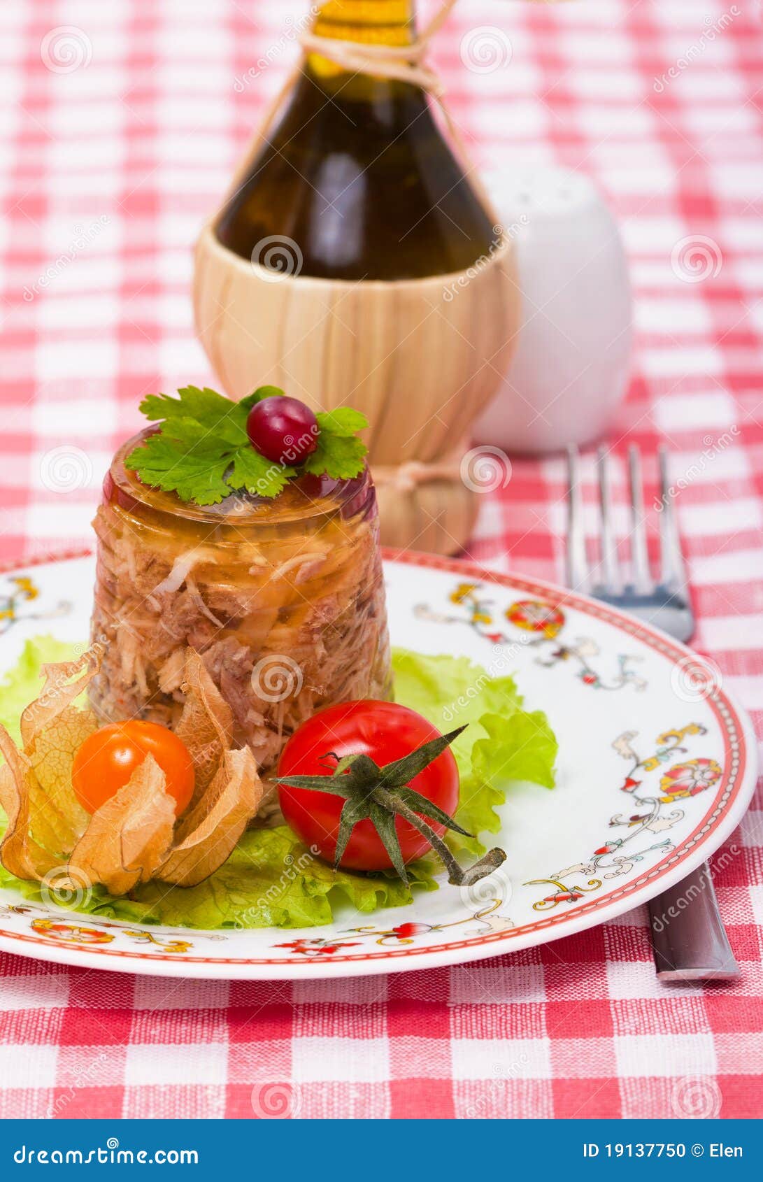 Food meat jelly stock photo. Image of cloth, dinner 19137750