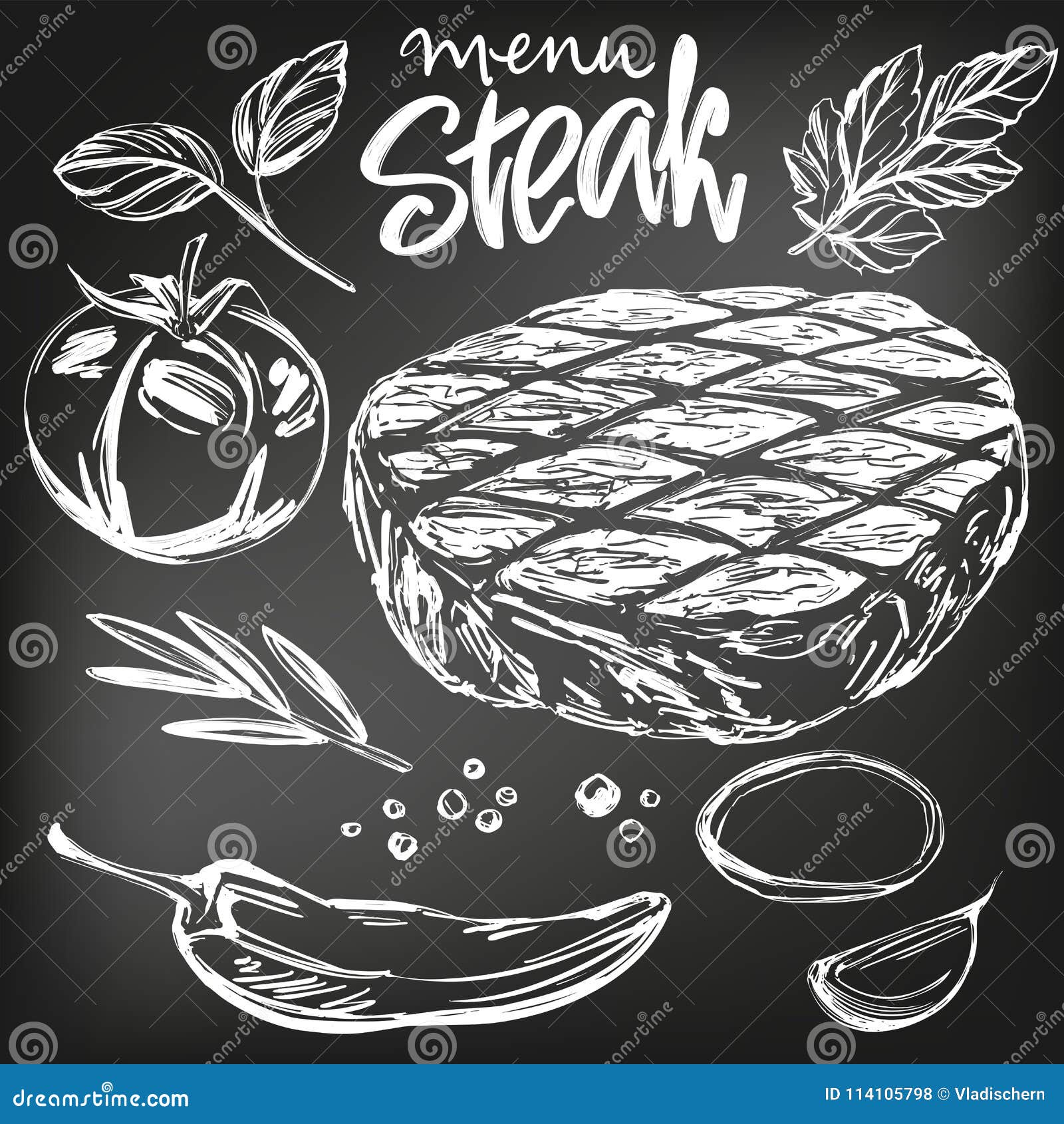 Image Details IST_24582_03973 - Sketch steak. Hand drawn beef food,  engraving bbq meat strip, club and ribeye steaks vector set. Grilled  products for restaurant menu as filet mignon, porter house, chateaubrian and