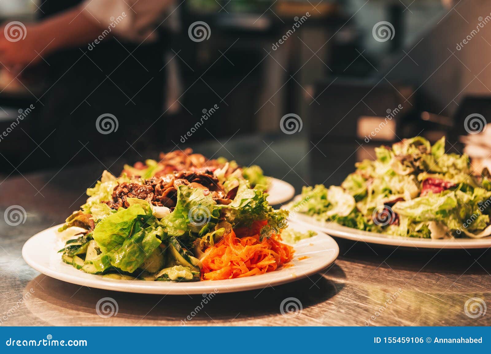 Food Orders on the Kitchen Table Stock Photo Image of fried, dinner