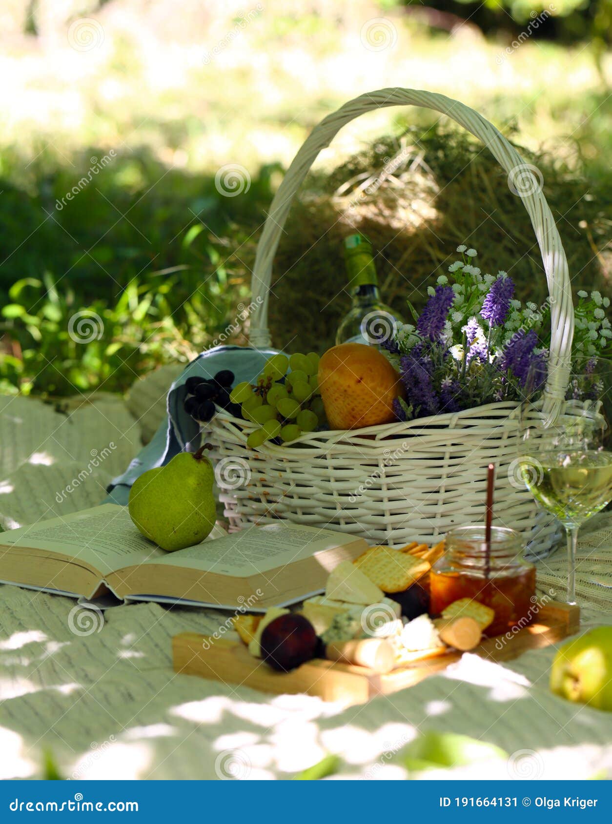 Food picnic in nature stock image. Image of green, outdoor 191664131