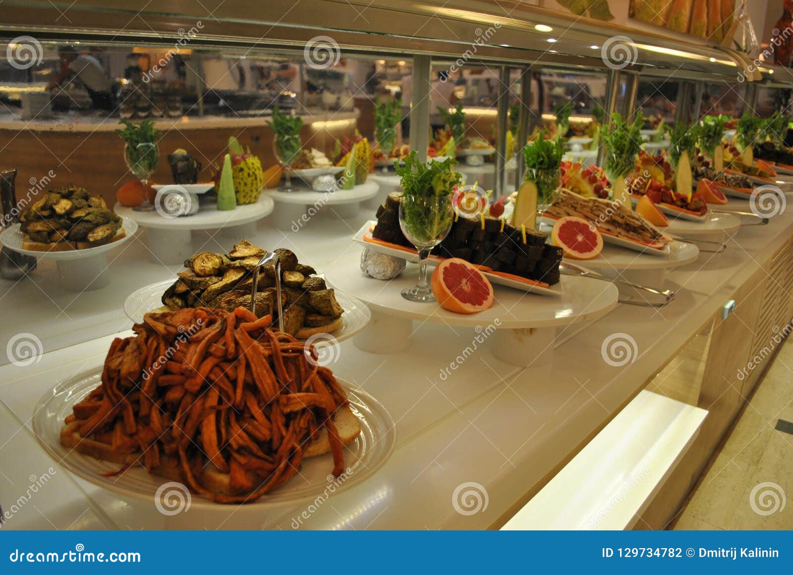 Food on a Plate in a Restaurant Stock Photo Image of restaurant