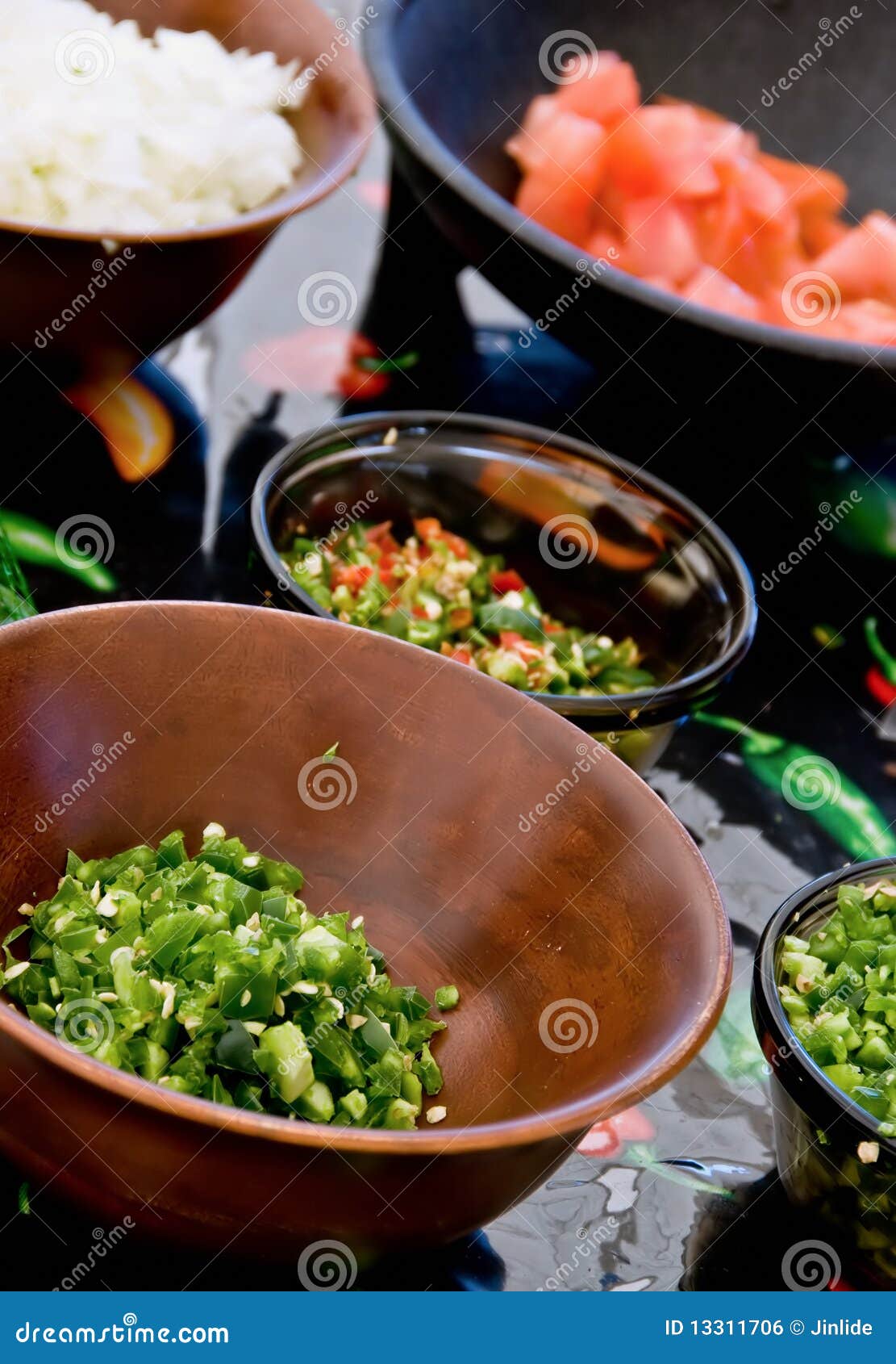 Food preparation salsa stock photo. Image of bowl, tomato 13311706