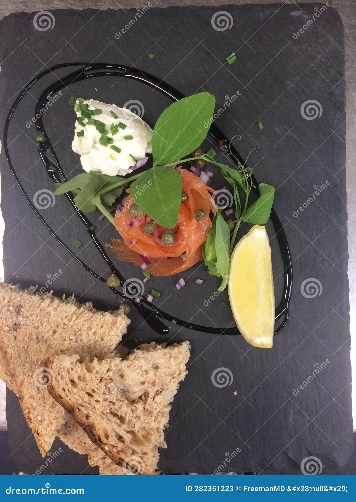 Food in restaurant stock image. Image of cold, restaurant 282351223