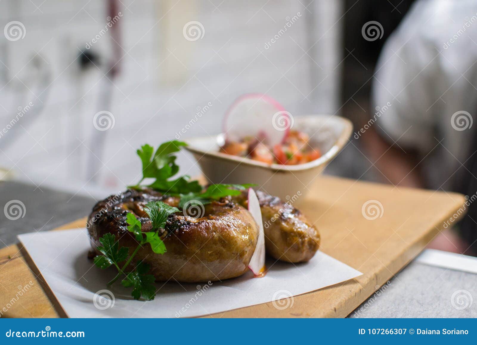 food in restaurante, kitchen clean and harmony