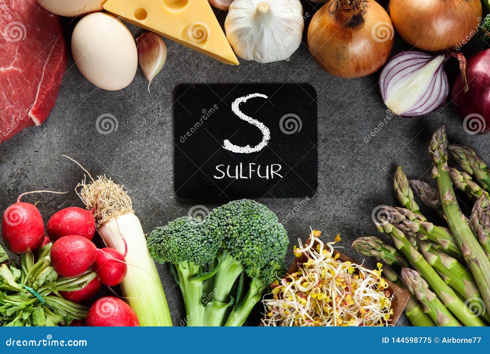 Food rich in sulfur stock image. Image of ingredient 144598775