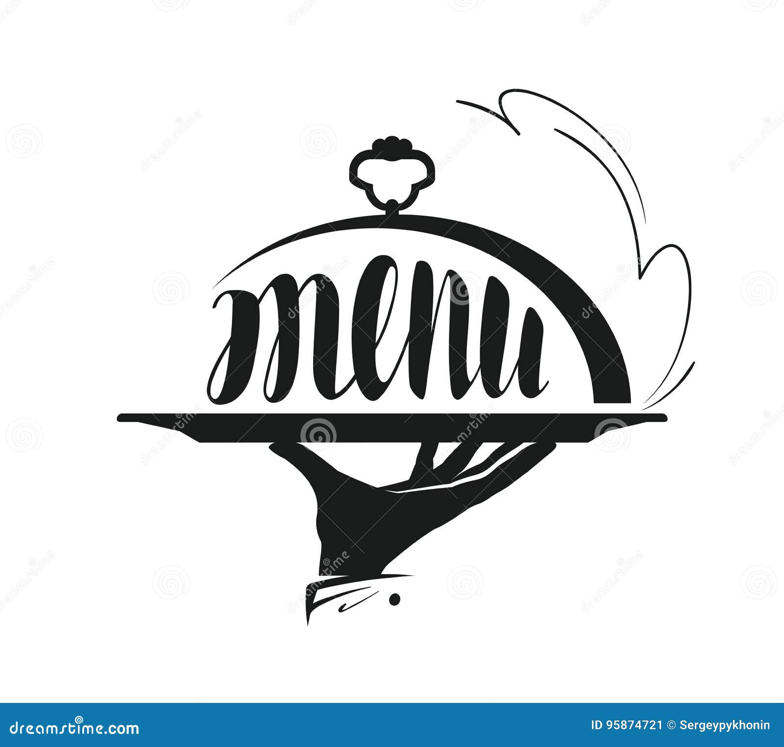 food service, catering logo. icon for  menu restaurant or cafe.