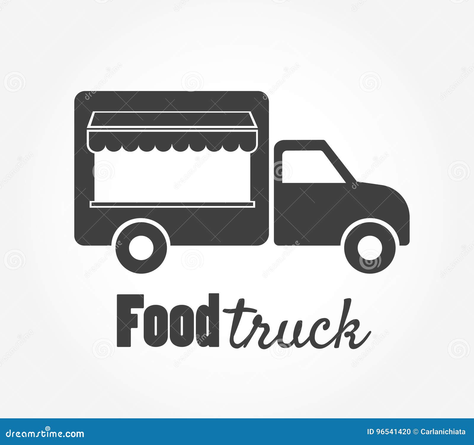 Food truck icon stock vector. Illustration of vector 96541420
