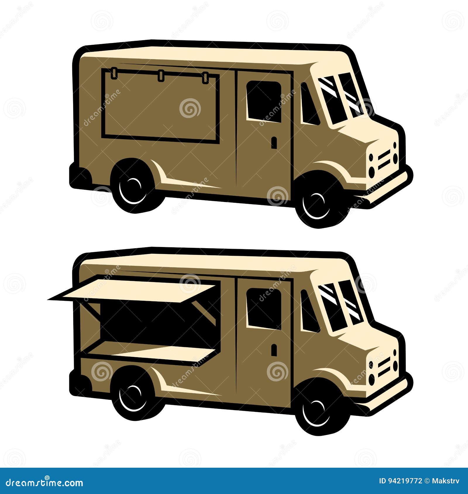 Food truck template . stock vector. Illustration of snack 94219772