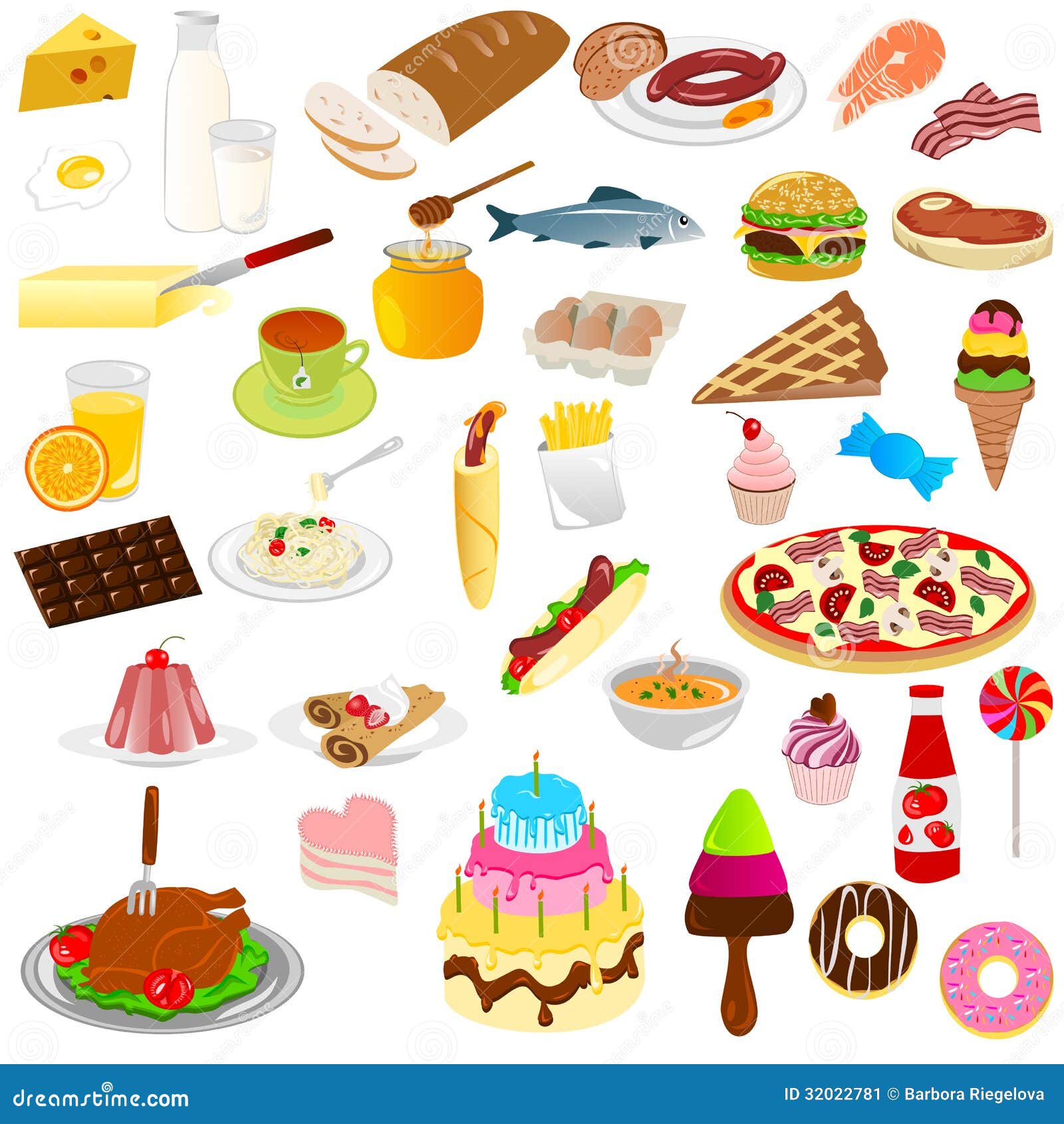 Foods And Drinks Stock Image Image 32022781