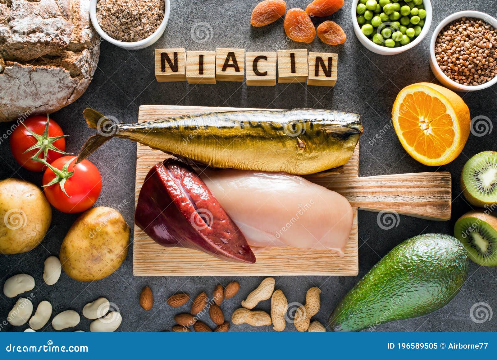 Foods with high niacin content