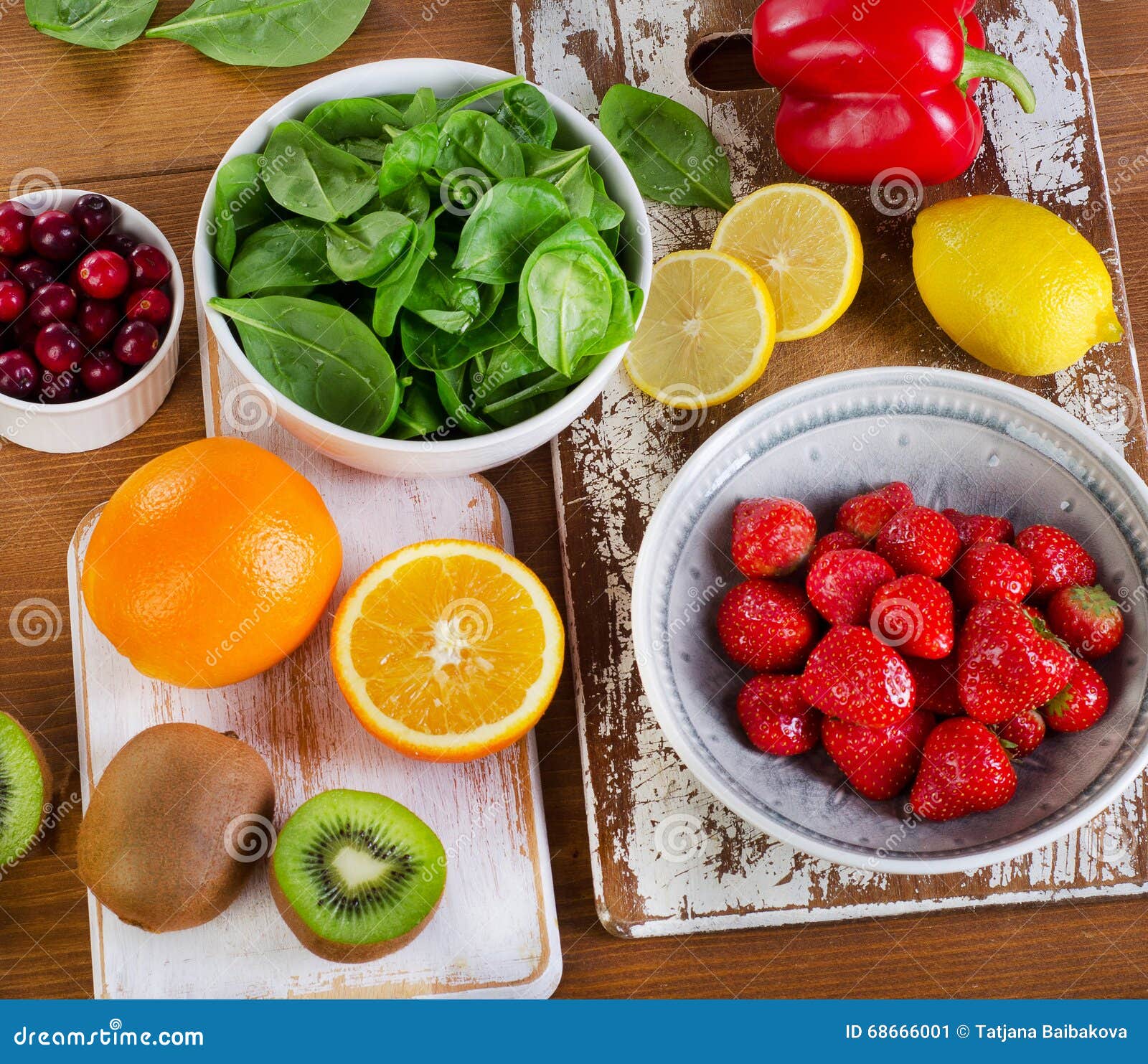 Foods Highest in Vitamin C. Stock Image Image of flat, vegetables 68666001