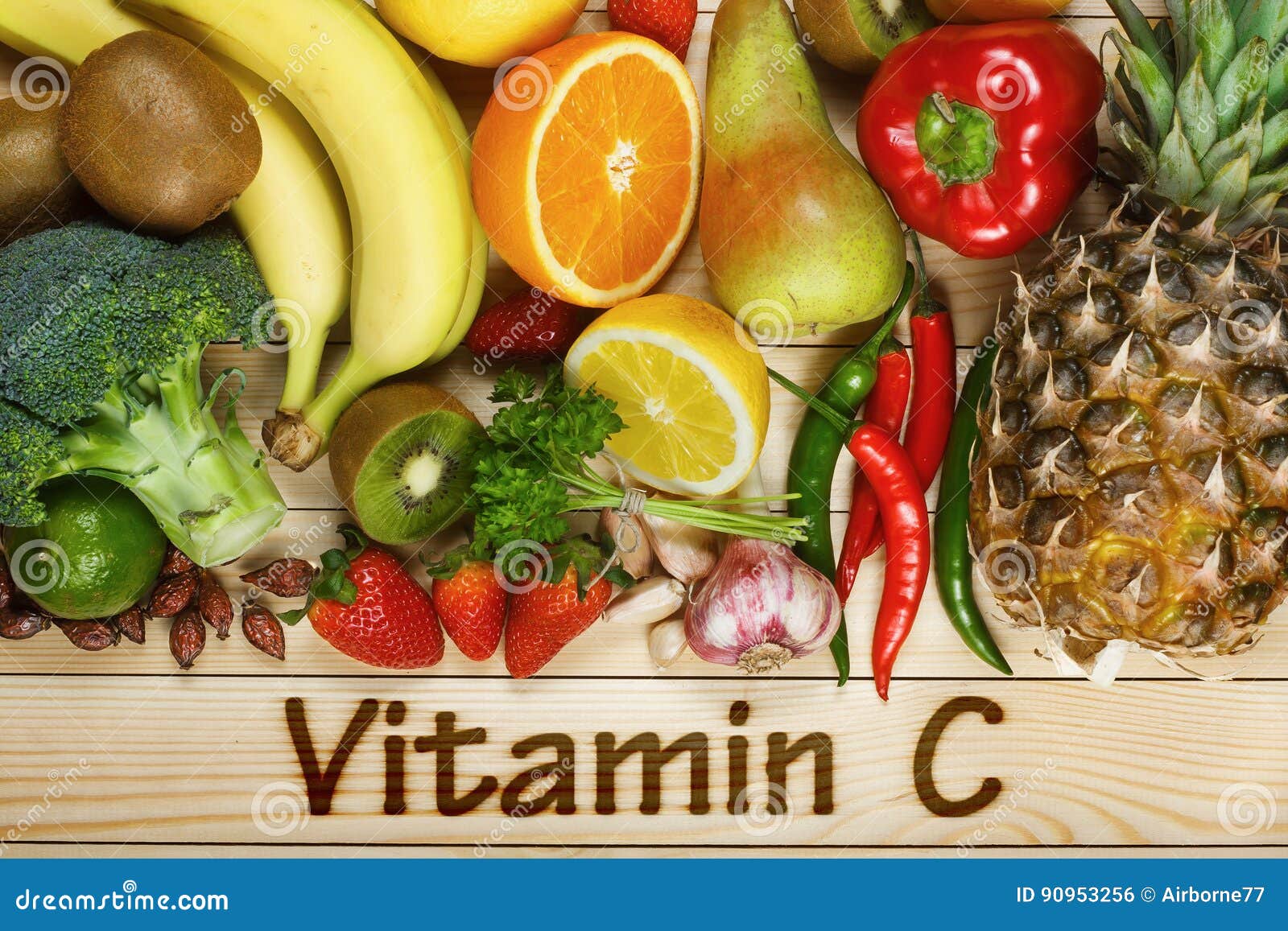 Foods rich in vitamin C stock photo. Image of orange - 90953256