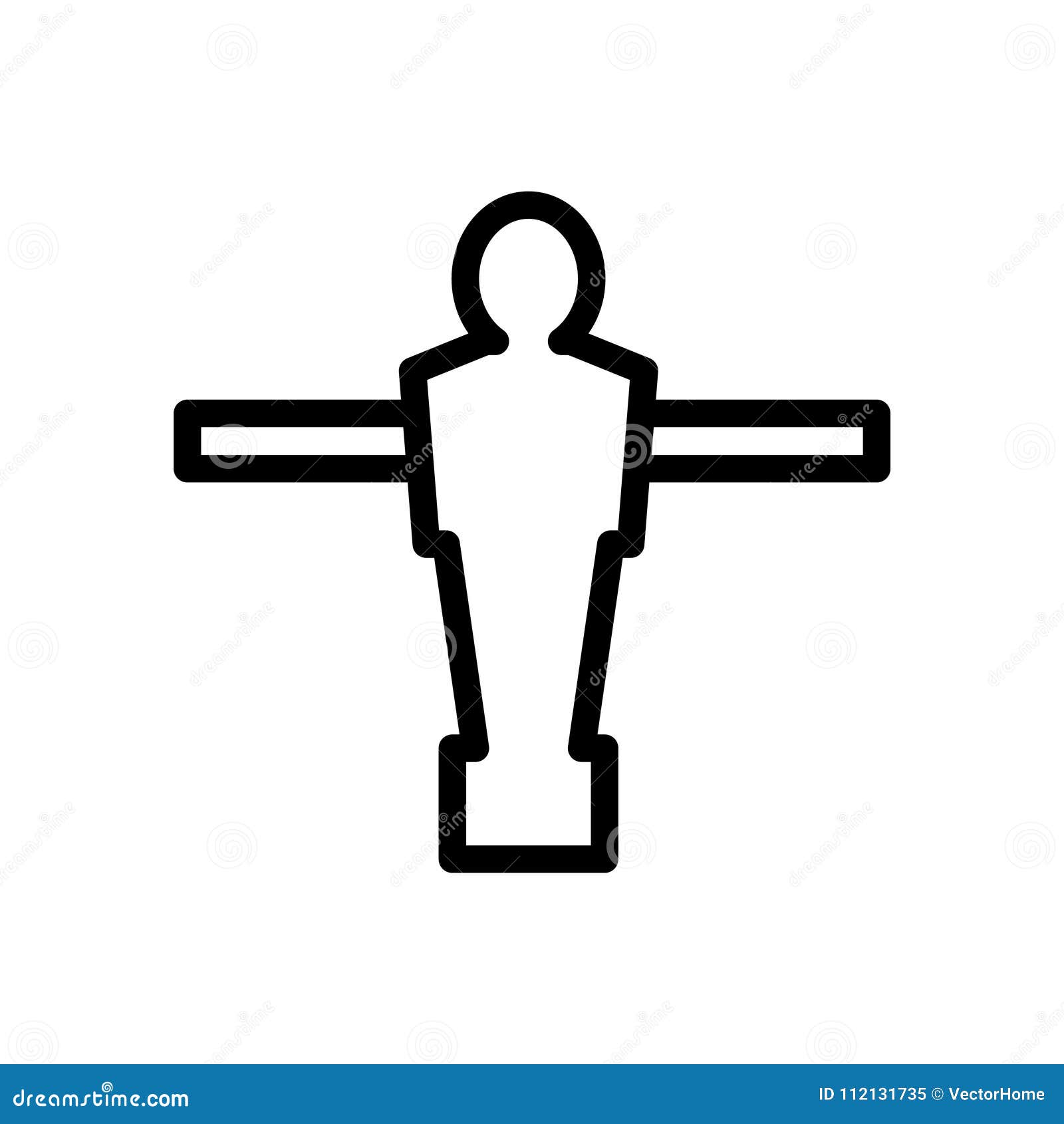 Foosball Icon. Foosball Concept Symbol Design, Vector Illustrati