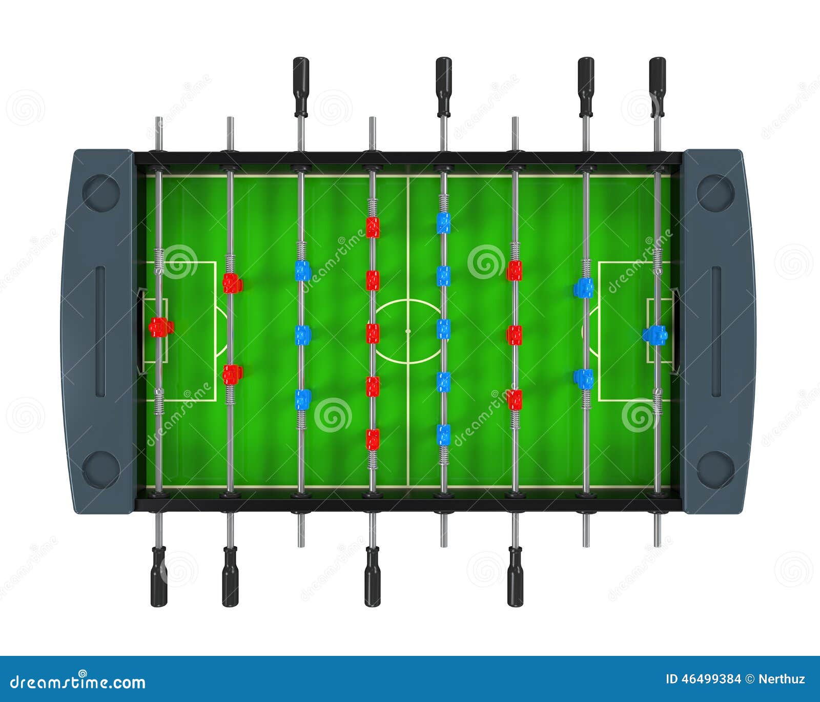 Foosball Soccer Table Game stock illustration. Image of 