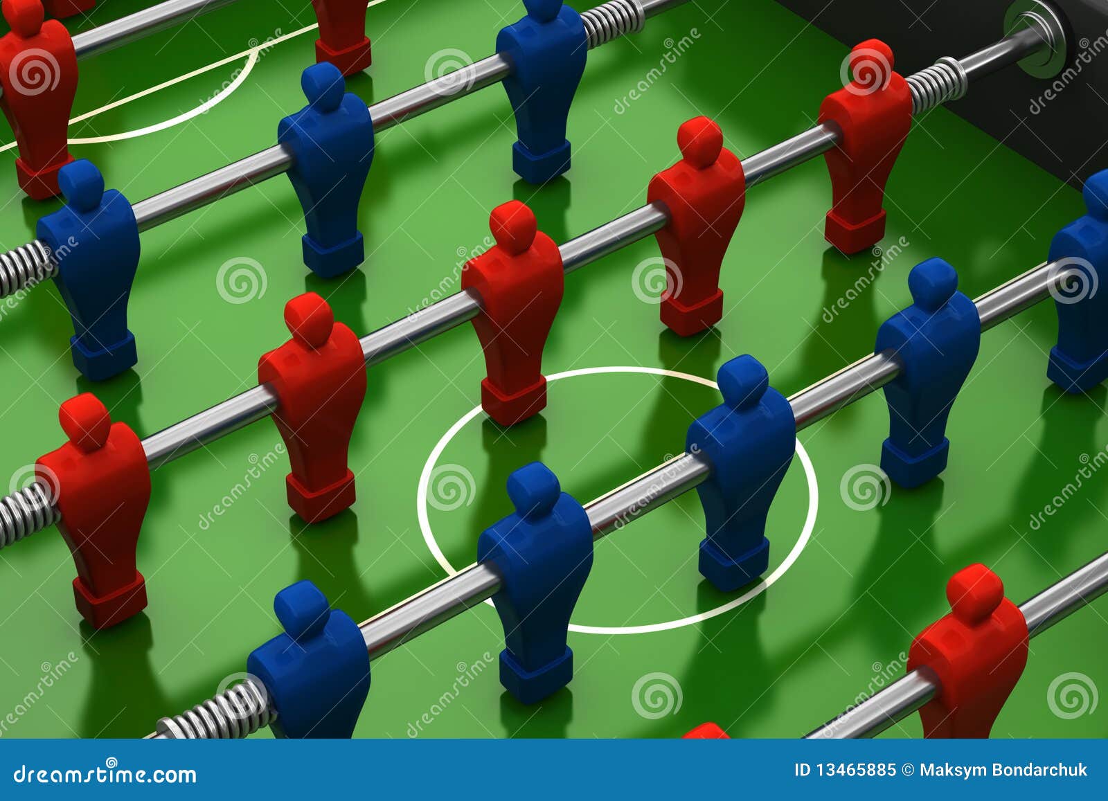 Foosball table stock illustration. Illustration of foosball 13465885