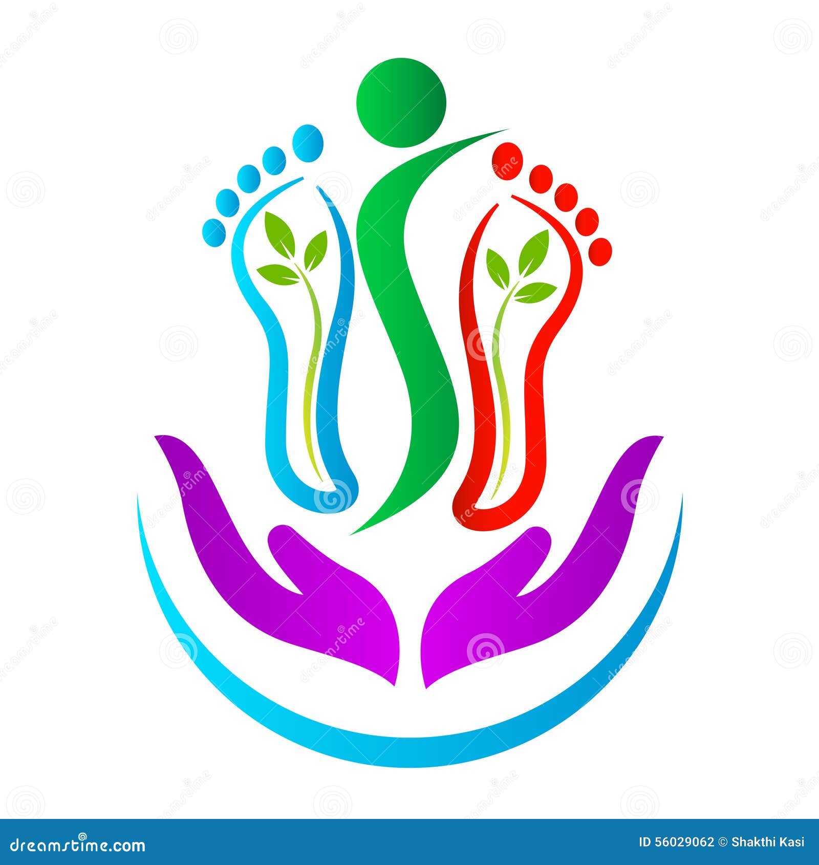 Foot care stock illustration. Illustration of green, treatment 56029062