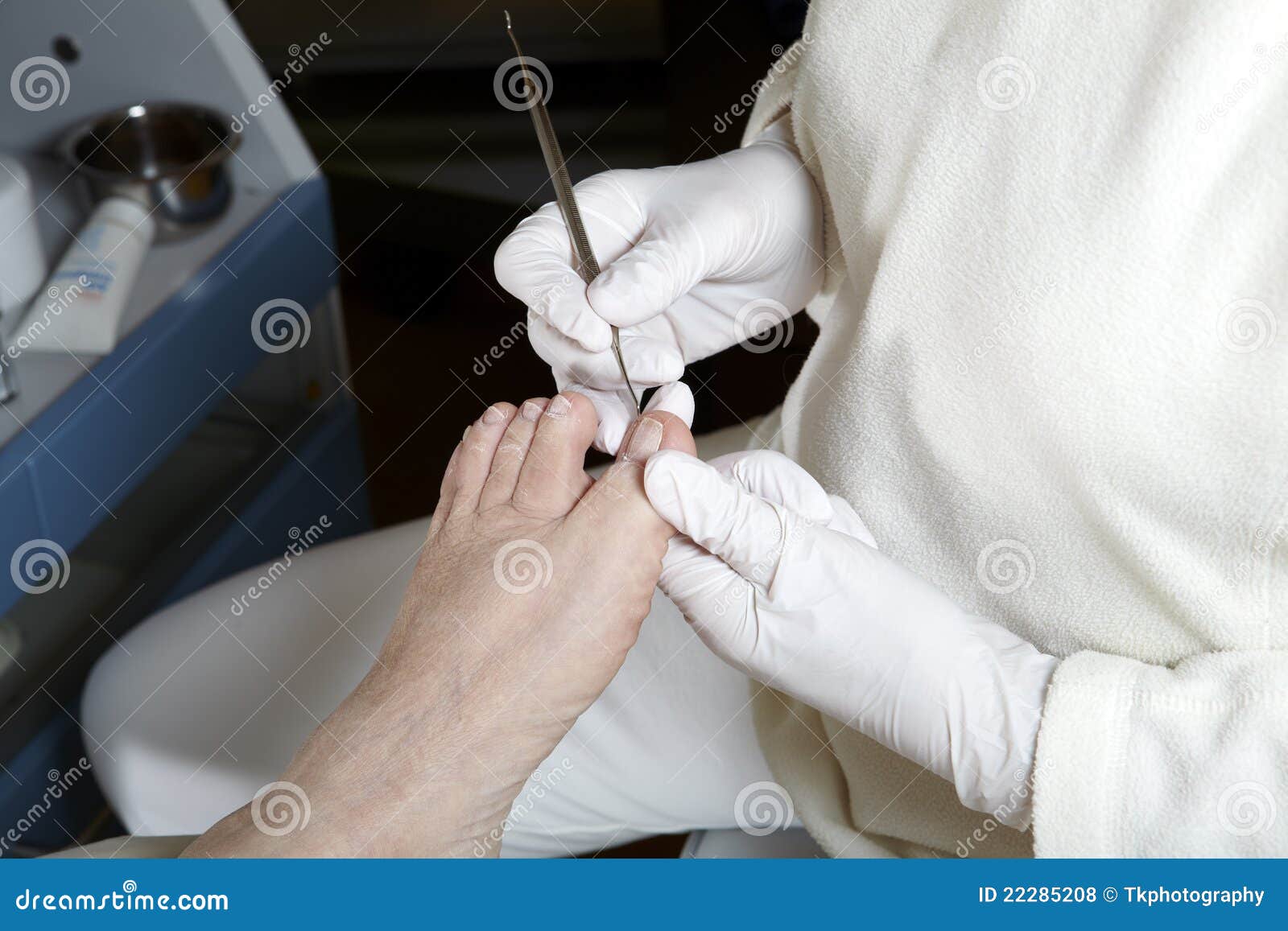 Foot Care Pedicure Chiropody Stock Photo Image of female